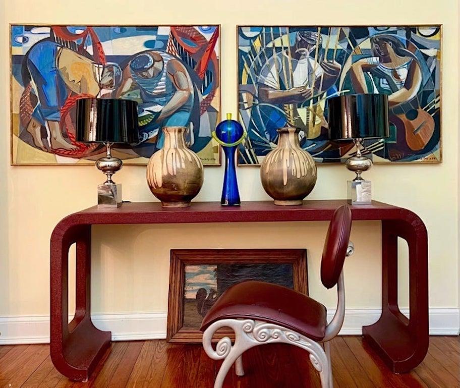 Jordan Mozer Pair of Metal Chairs 2