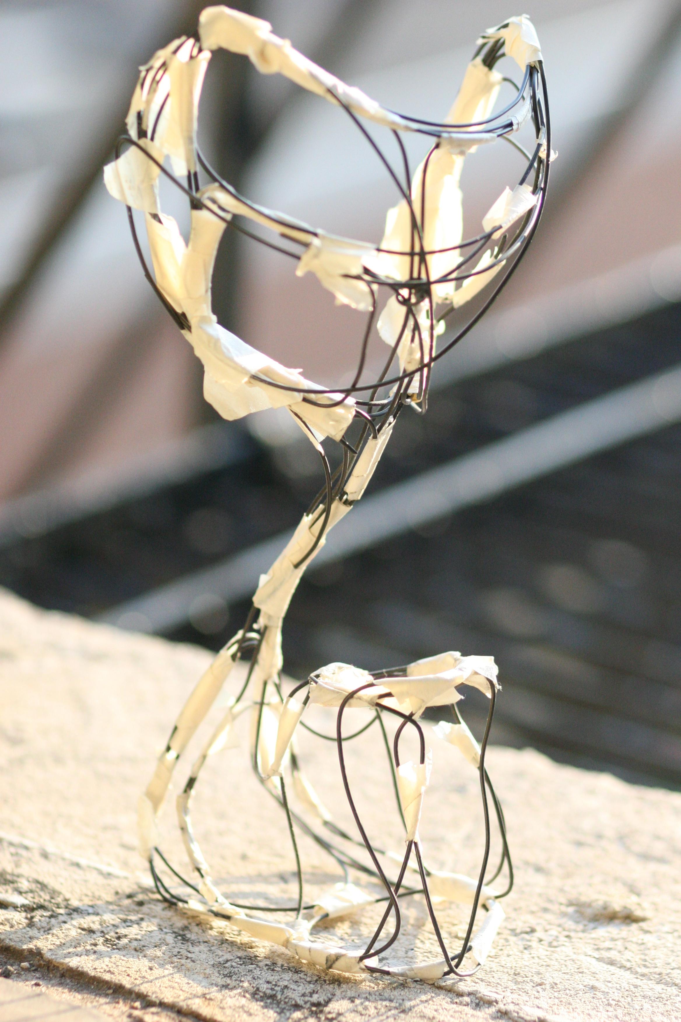 Pitcher Plant Table Lamp, Cast Bronze, Halogen, Jordan Mozer, USA, 2010 For Sale 1