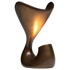 Pitcher Plant Table Lamp, Cast Bronze, Halogen, Jordan Mozer, USA, 2010