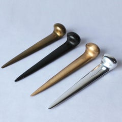 Spike Letter Opener, Brush Finished Cast Red Bronze, Jordan Mozer, USA, 1995