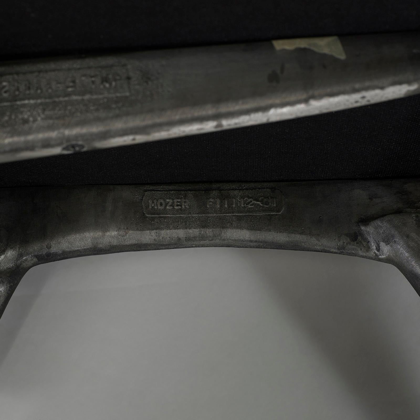 Twiggy Armchair, Patinated Cast Aluminum + Leather, Jordan Mozer, USA 1997/2015 For Sale 2
