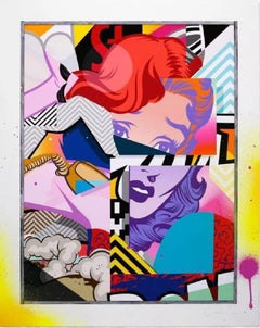 Stampa firmata e numerata del Tour Urban Street Art dell'artista noto come "Pose".