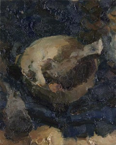 "Still Life with Bowl and Bone IV" Oil Painting
