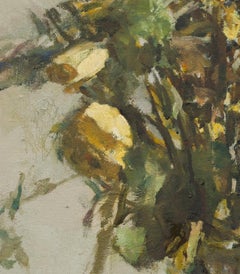 "Still Life with Dried Flowers I" by Jordan Wolfson, (2021) Oil Painting