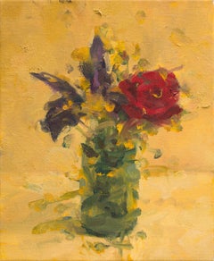 "Nature morte aux fleurs XVI" par Jordan Wolfson, (2019) Peinture à l'huile