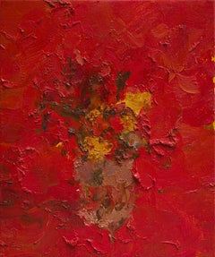 "Nature morte aux fleurs XVIII" par Jordan Wolfson, (2019) Peinture à l'huile