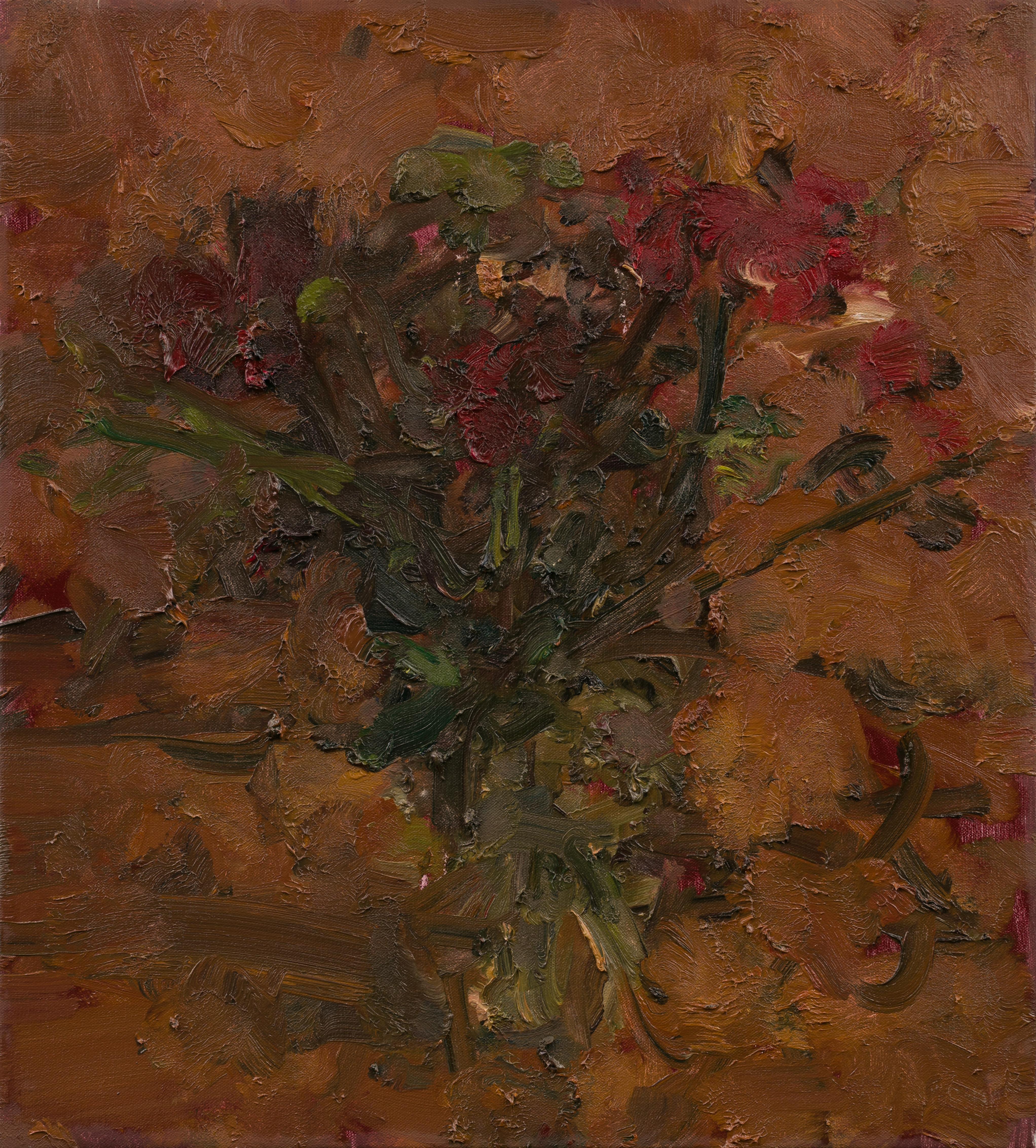 "Nature morte aux fleurs XXVIII" (2021) Nature morte aux fleurs, peinture à l'huile