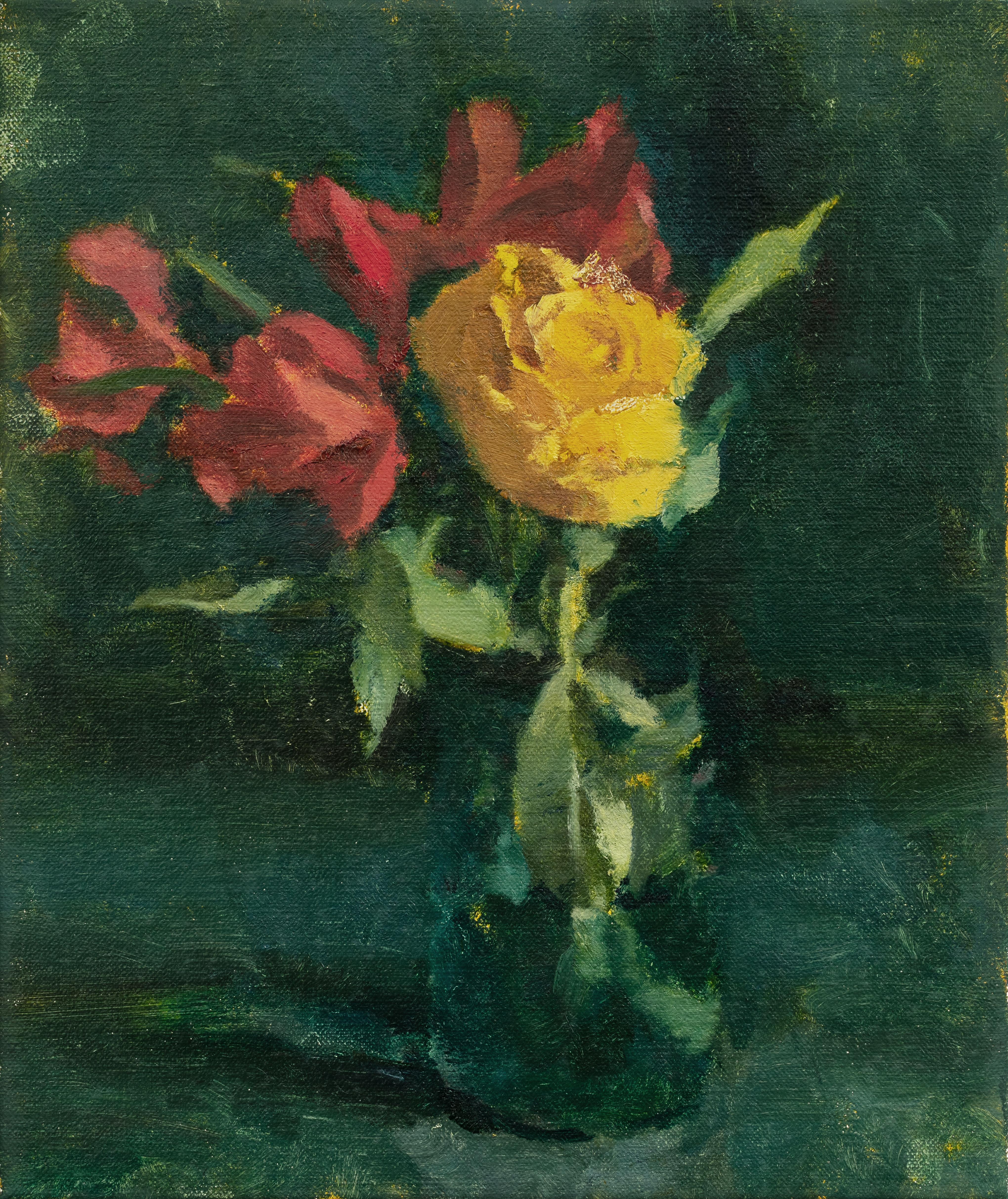 "Natura morta con fiori XXXI" Pittura ad olio