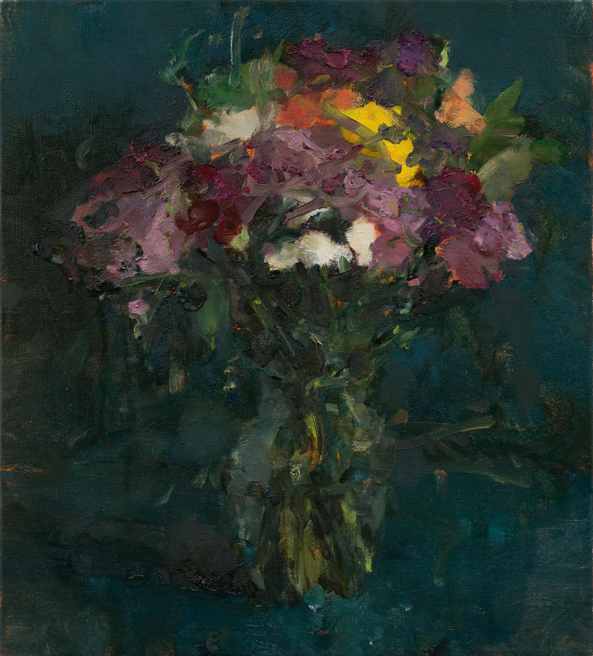 "Stillleben mit Blumen XXXVII" (2020) Stillleben mit Blumen, Ölgemälde