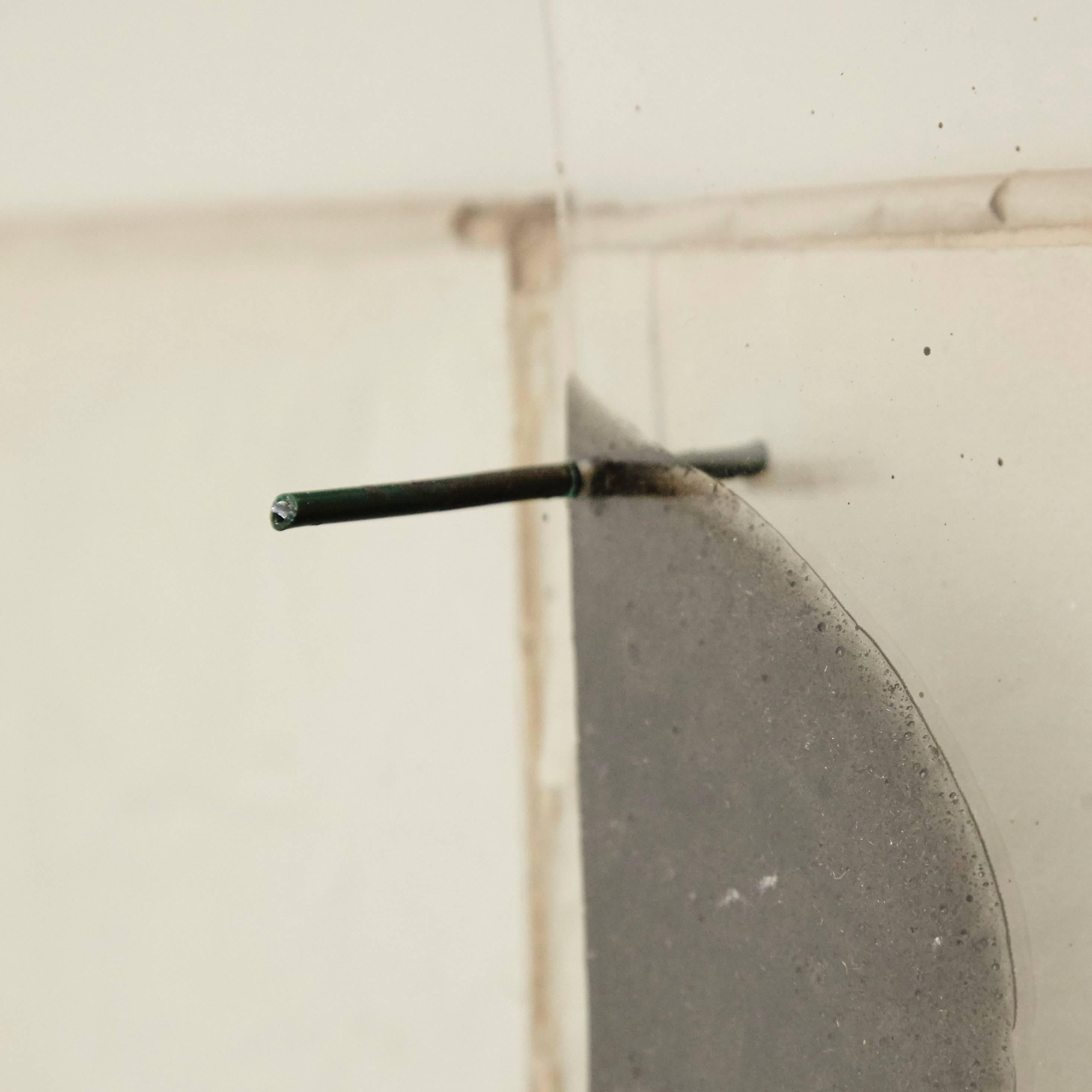 Kunstwerk von Jordi Alcaraz aus dem Jahr 2015.
Titel: Nocturn.
Gemischte Medien.
Verso signiert, betitelt und datiert. 

Jordi Alcaraz wurde 1963 in Spanien geboren.

Alcaraz' Diskurs wurde in der klassischen Tradition der Malerei und Bildhauerei