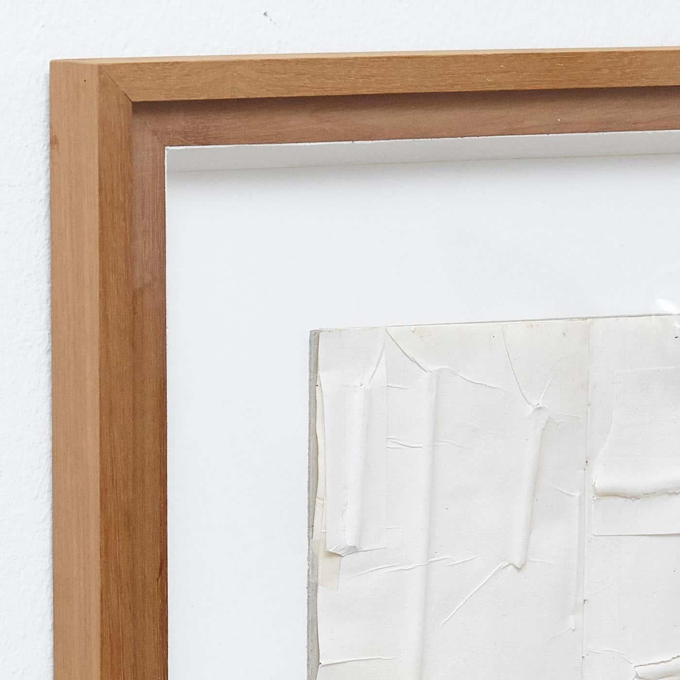 Jordi Alcaraz Contemporary Abstract Minimalist White Artwork, 2019 For Sale 4