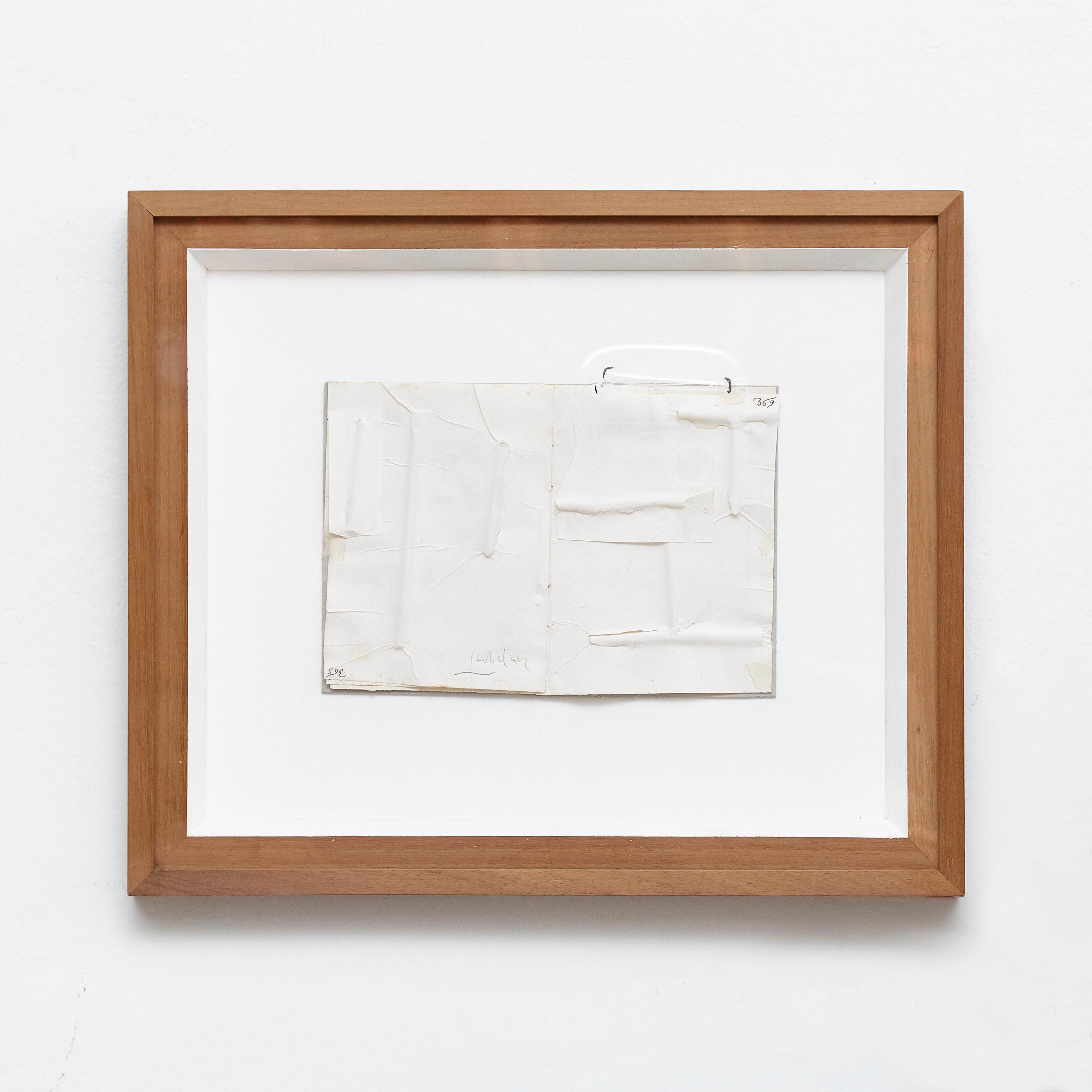Spanish Jordi Alcaraz Contemporary Abstract Minimalist White Artwork, 2019