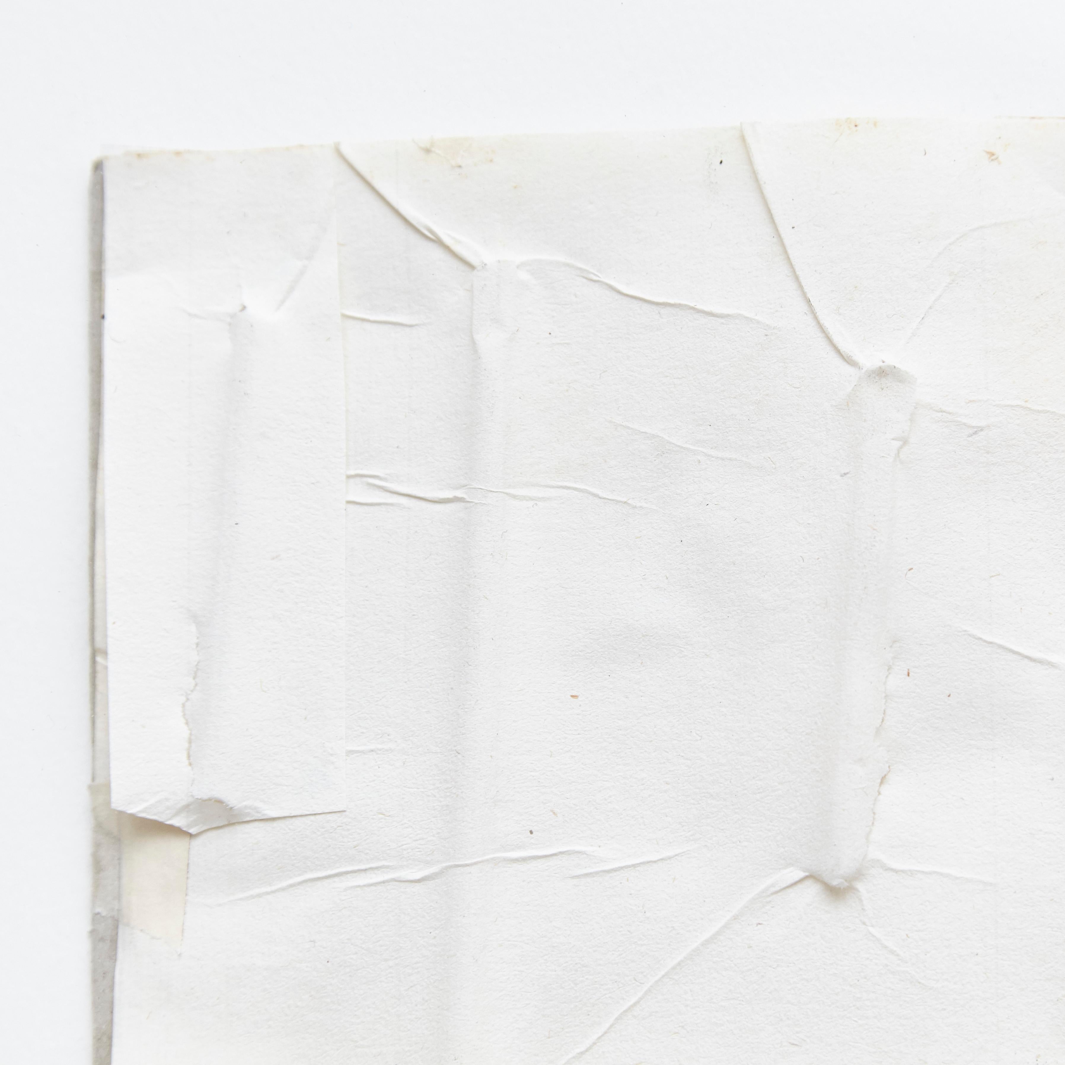 Jordi Alcaraz Contemporary Abstract Minimalist White Artwork, 2019 1