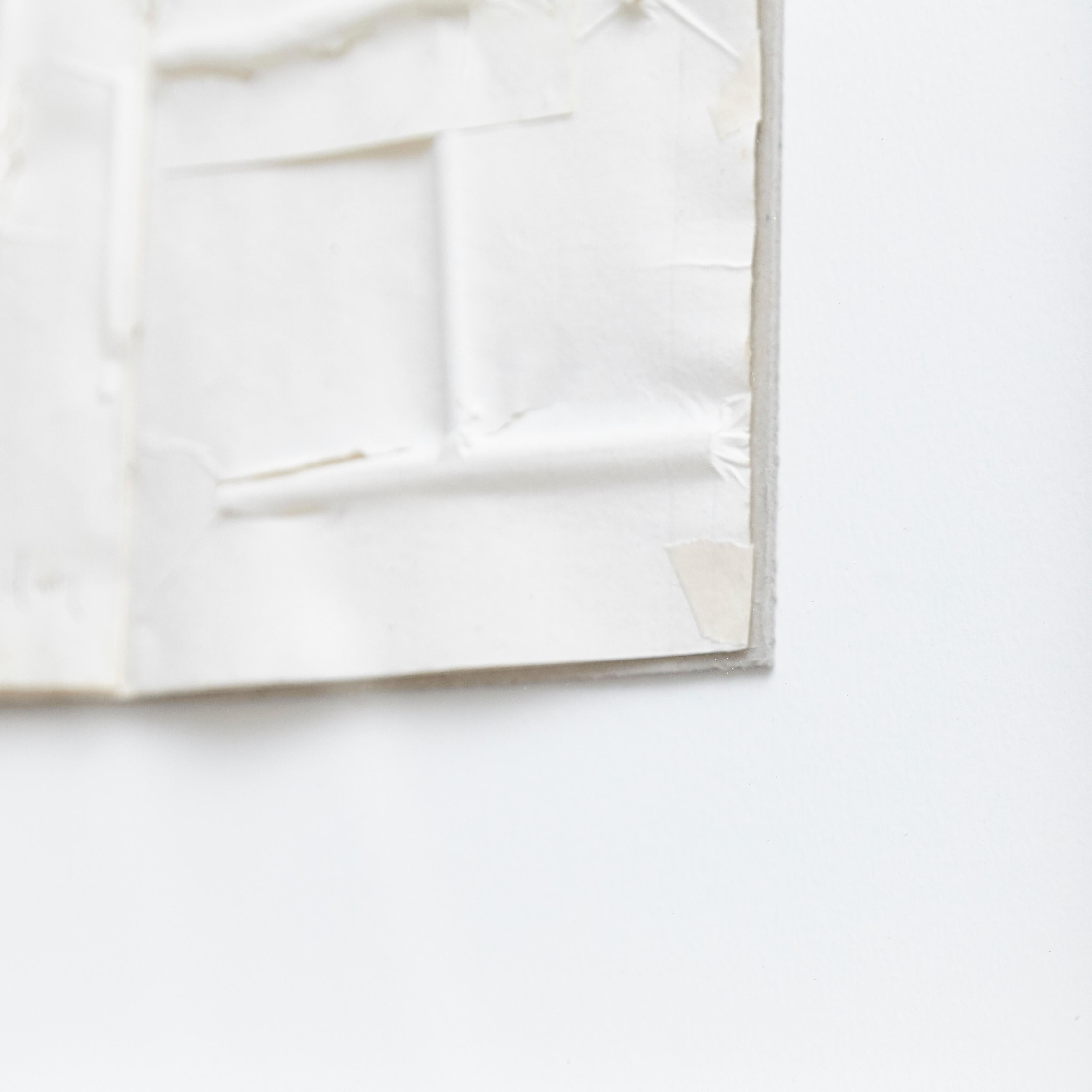 Jordi Alcaraz Contemporary Abstract Minimalist White Artwork, 2019 3
