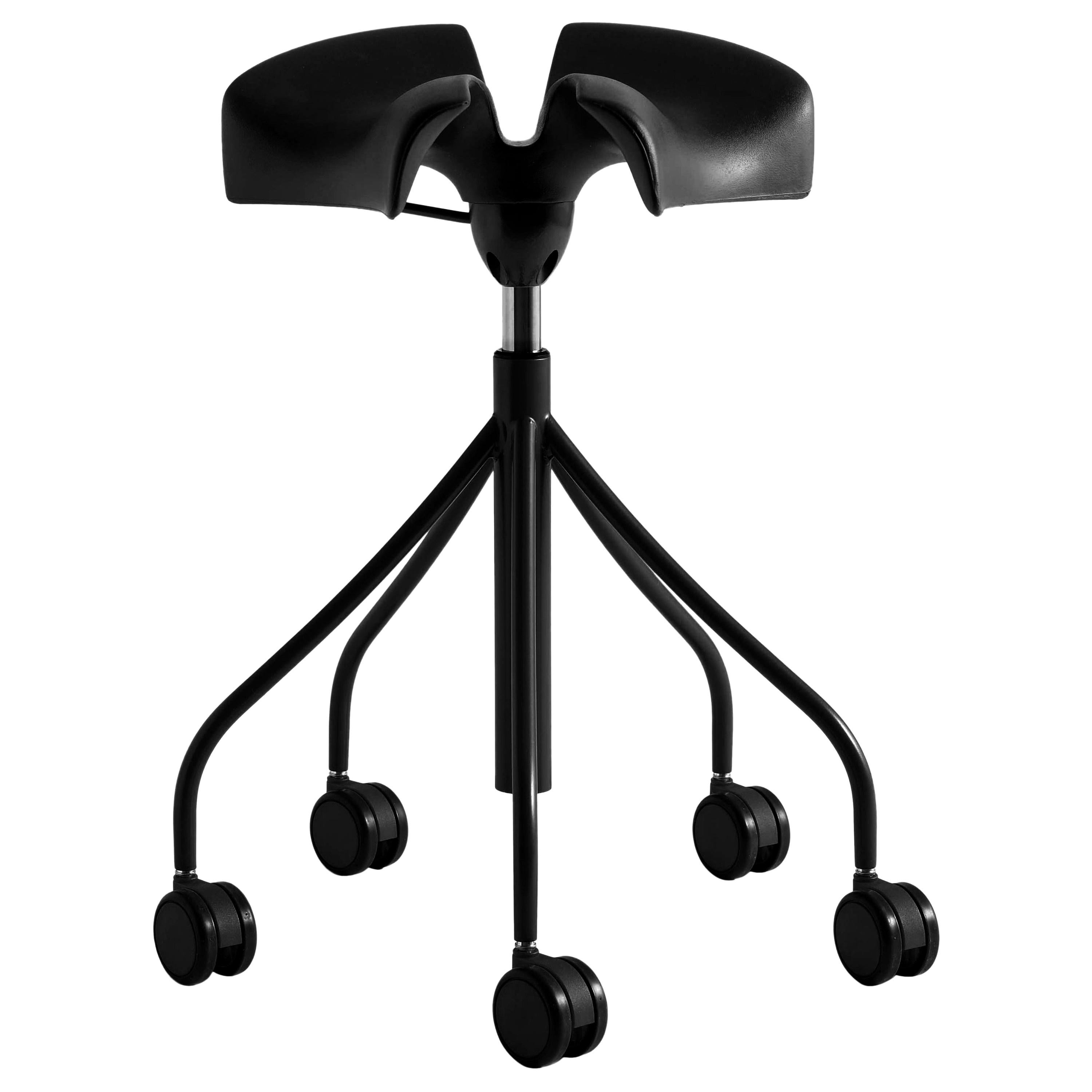 Jordi Badía, Otto Canalda, Black Binaria Stool by BD Barcelona For Sale