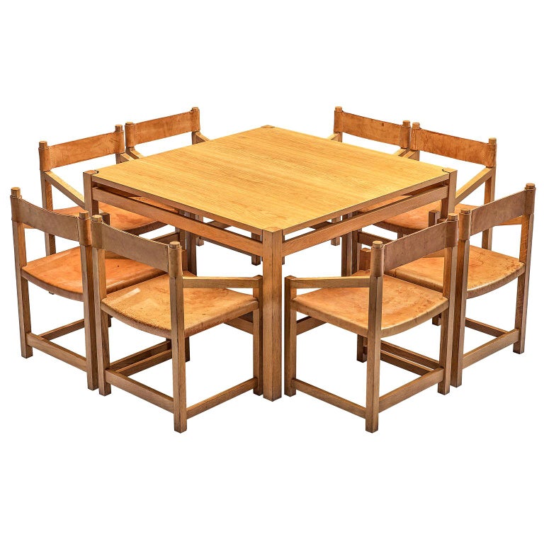 Jordi Casablanca Muntañola Dining Set in Pine with 'S5' Armchairs 1