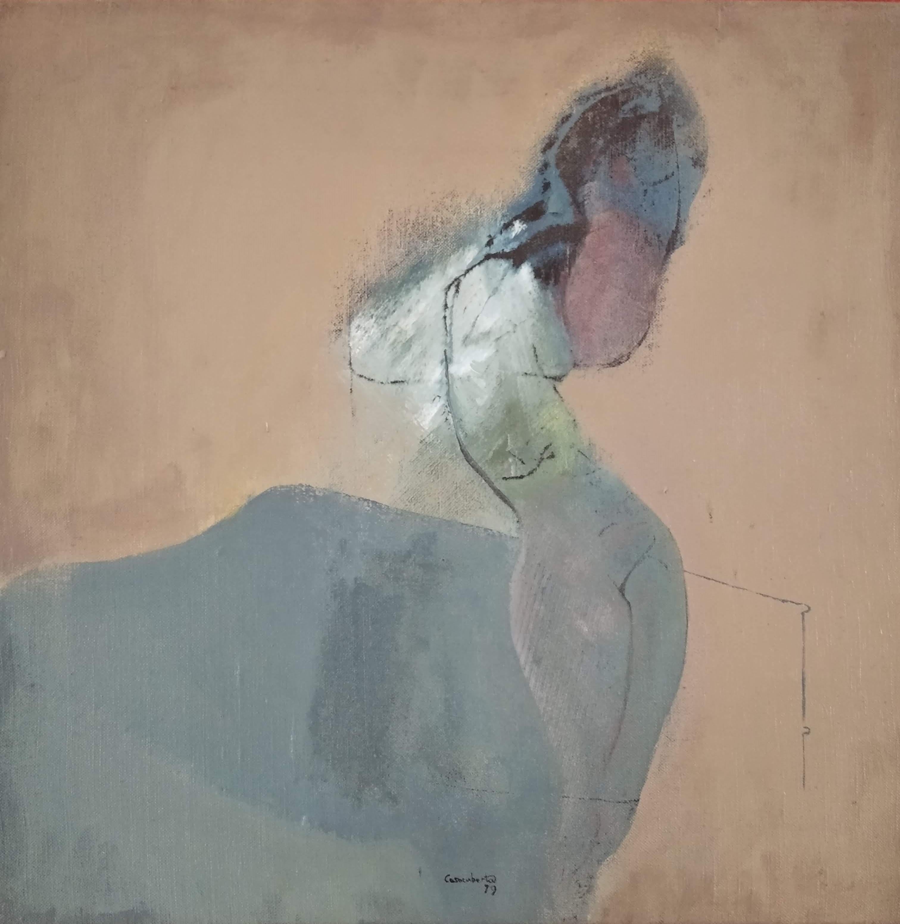 Eva al desnudo - Painting di Jordi Casacuberta 