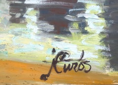 Delft Netherlands oil on canvas painting urbanscape