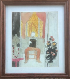 Self-Portrait Mixed Media Malerei