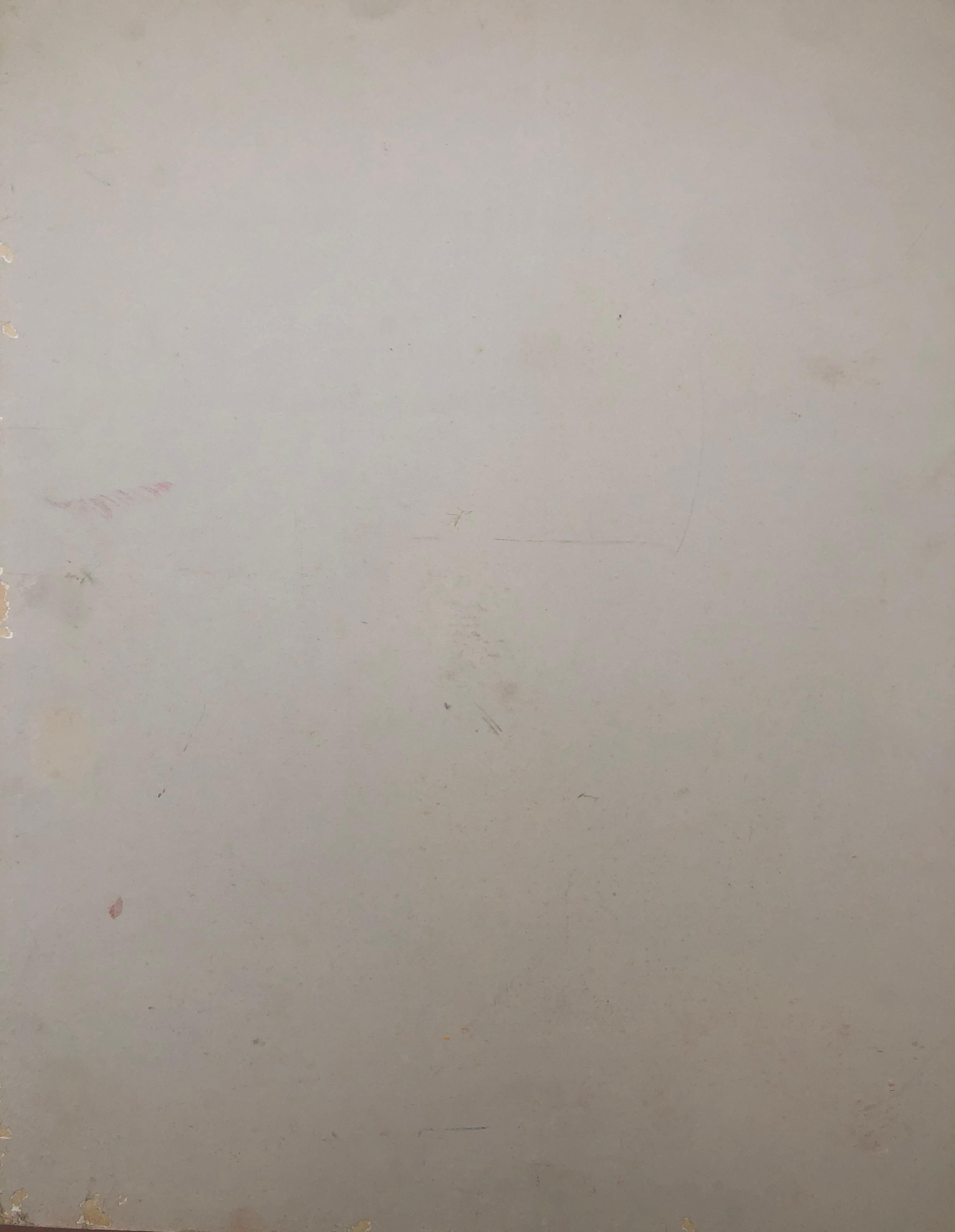 Autorretrato óleo sobre cartón en venta 3