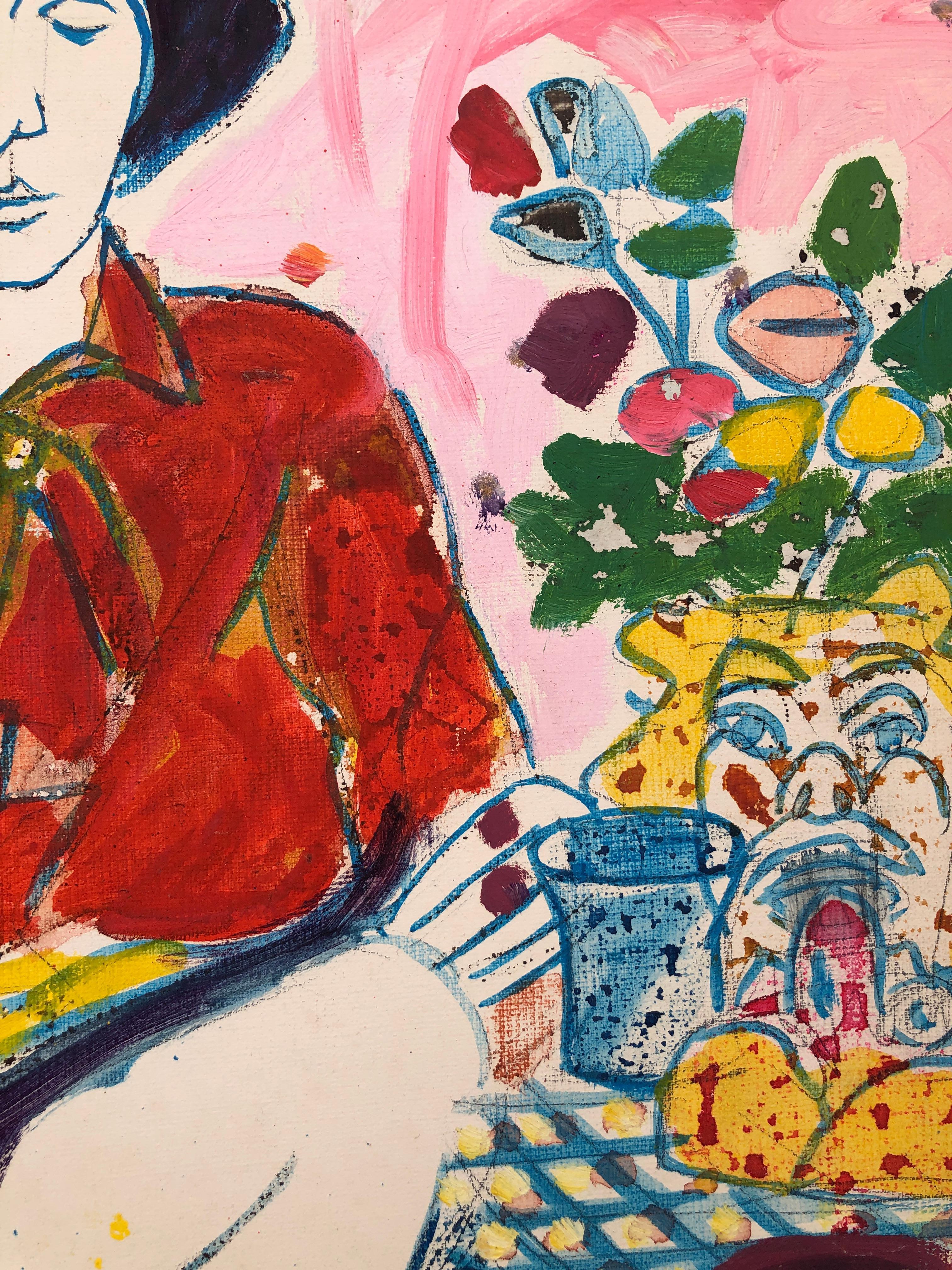 Jordi Ventura (1930-2007) - Donna
Acrilico su cartone.
Misure dell'opera 55x46 cm.
Senza cornice.

Jordi Curós Ventura (Olot, Girona, 4 marzo 1930) è un pittore spagnolo.

Si è formato presso la Scuola di Arti e Mestieri di Olot, un centro di grande