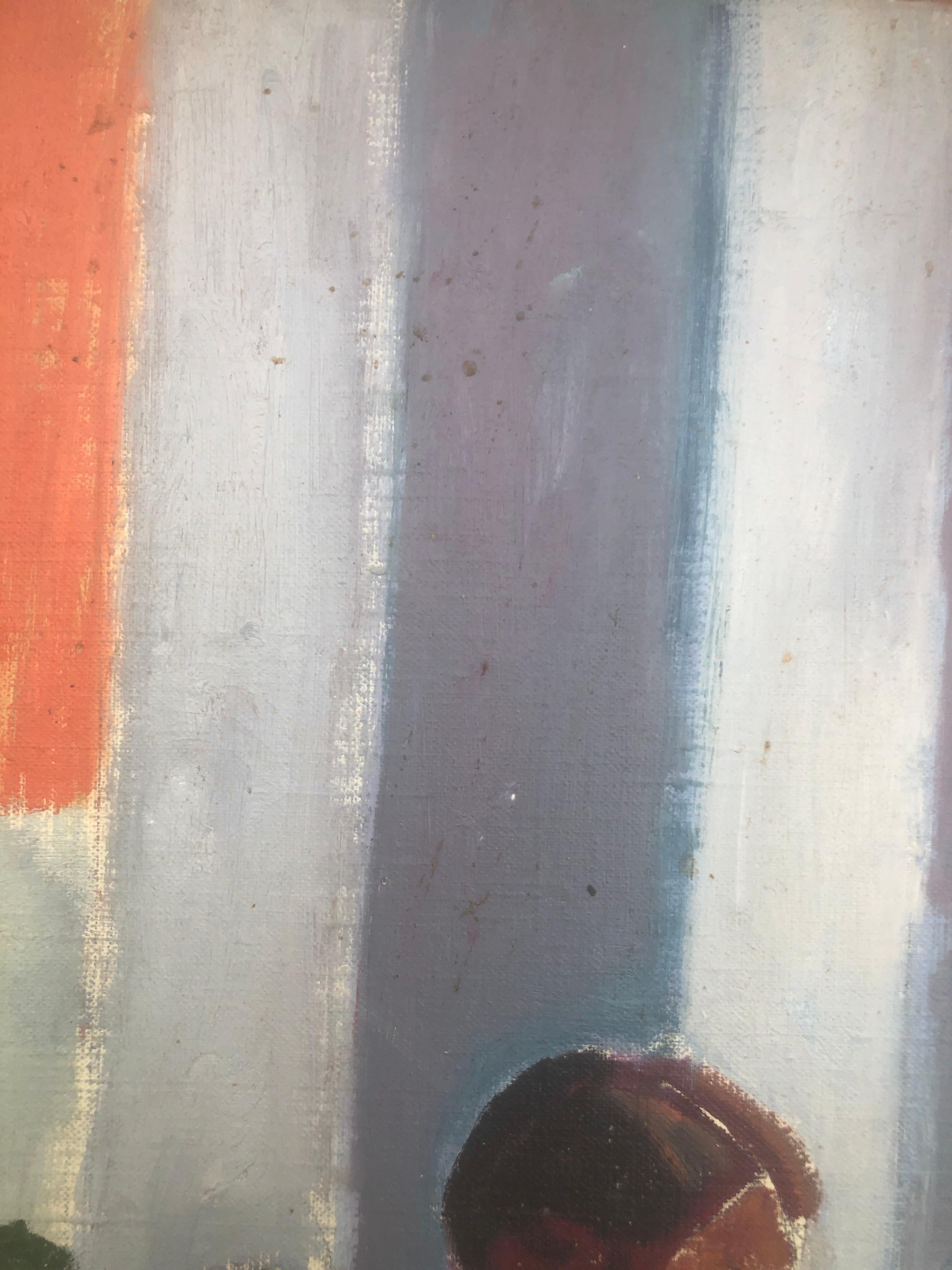 Woman in rocking chair huile sur toile peinture de nu du fauvisme en vente 2