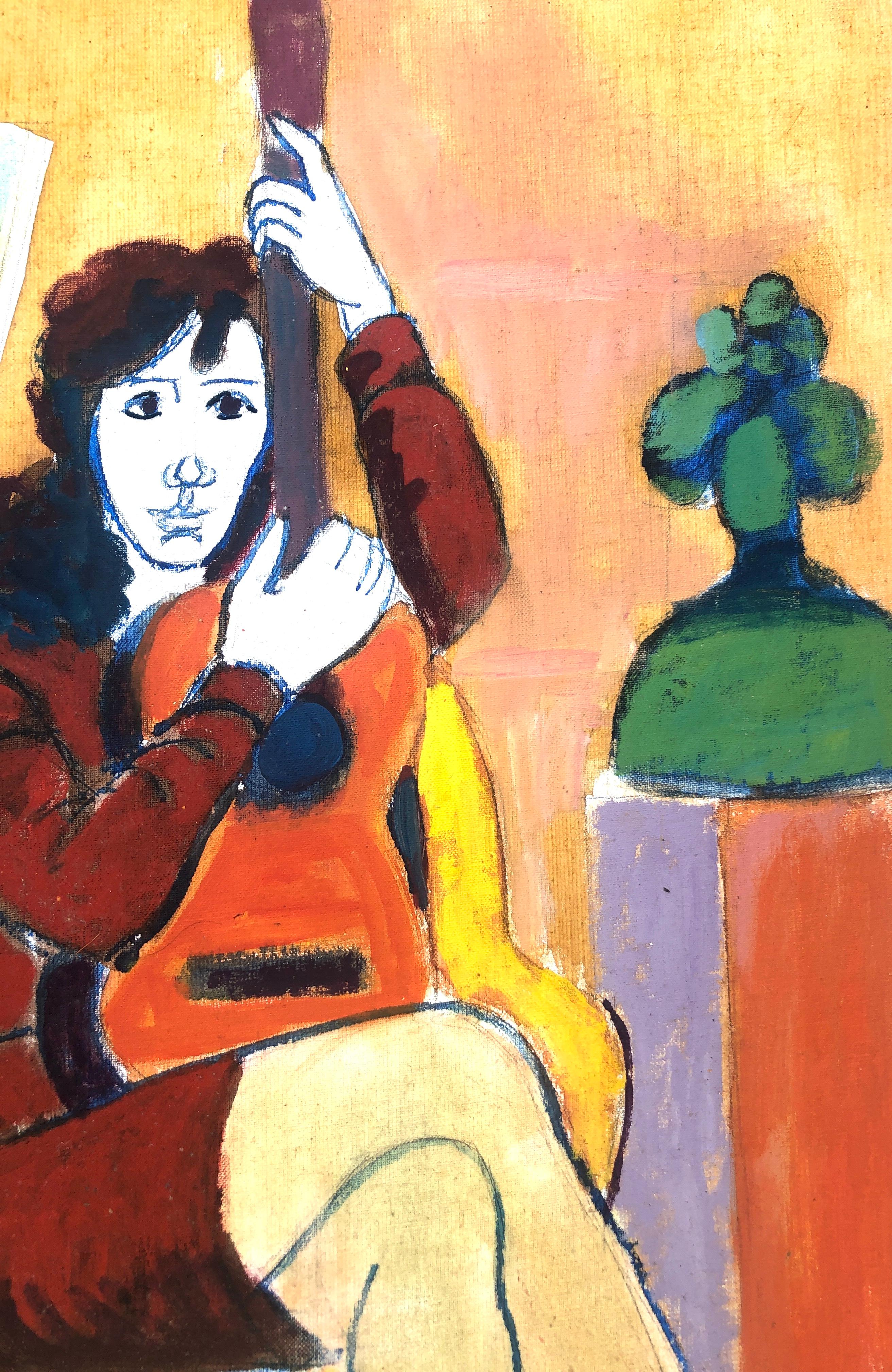 Jordi Ventura (1930-2007) - Donna
Acrilico su tela su cartone.
Misure dell'opera 55x46 cm.
Senza cornice.

Jordi Curós Ventura (Olot, Girona, 4 marzo 1930) è un pittore spagnolo.

Si è formato presso la Scuola di Arti e Mestieri di Olot, un centro