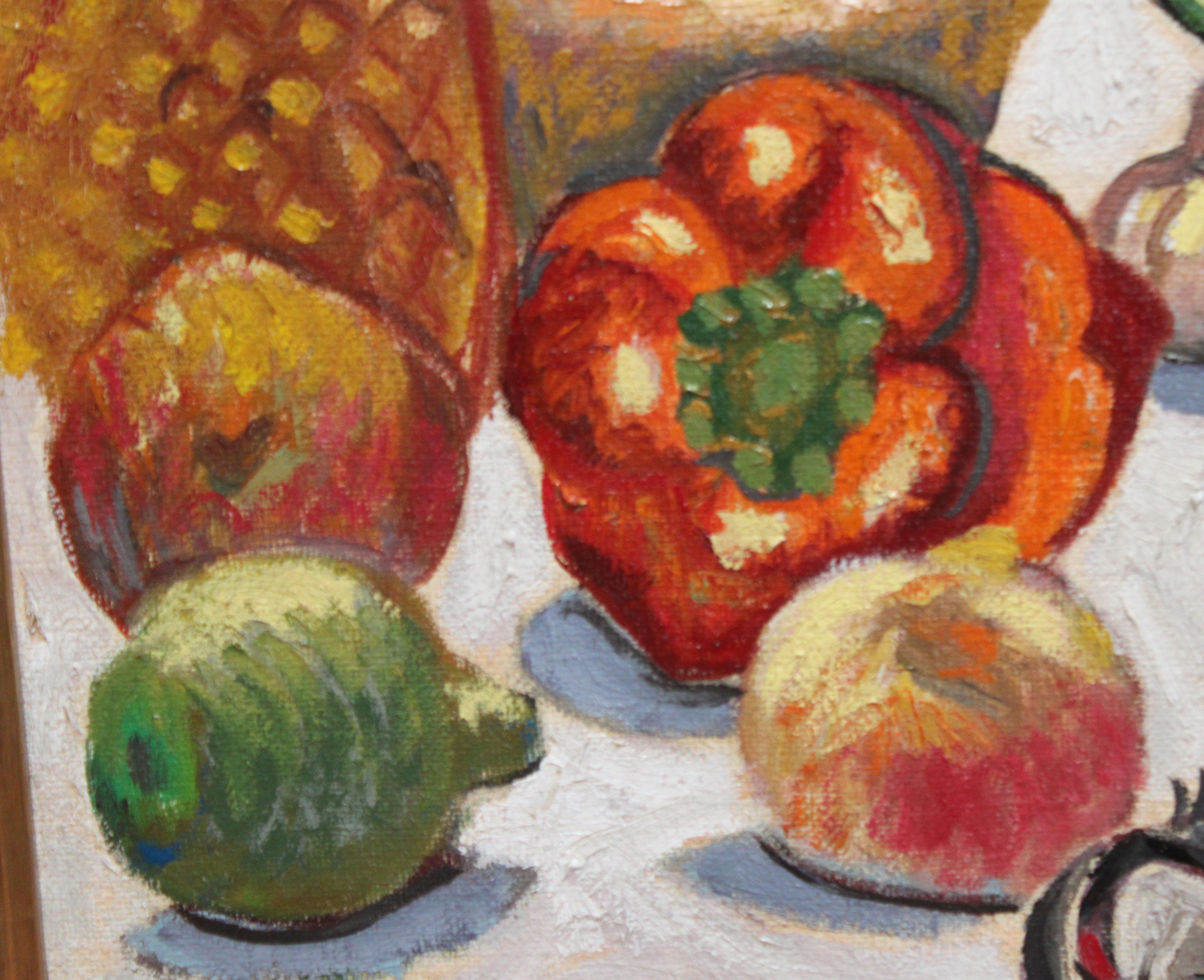 Óleo sobre tela - Bodegón firmado y titulado (Grau), Still-Life Painting, von Jordi Curós Ventura