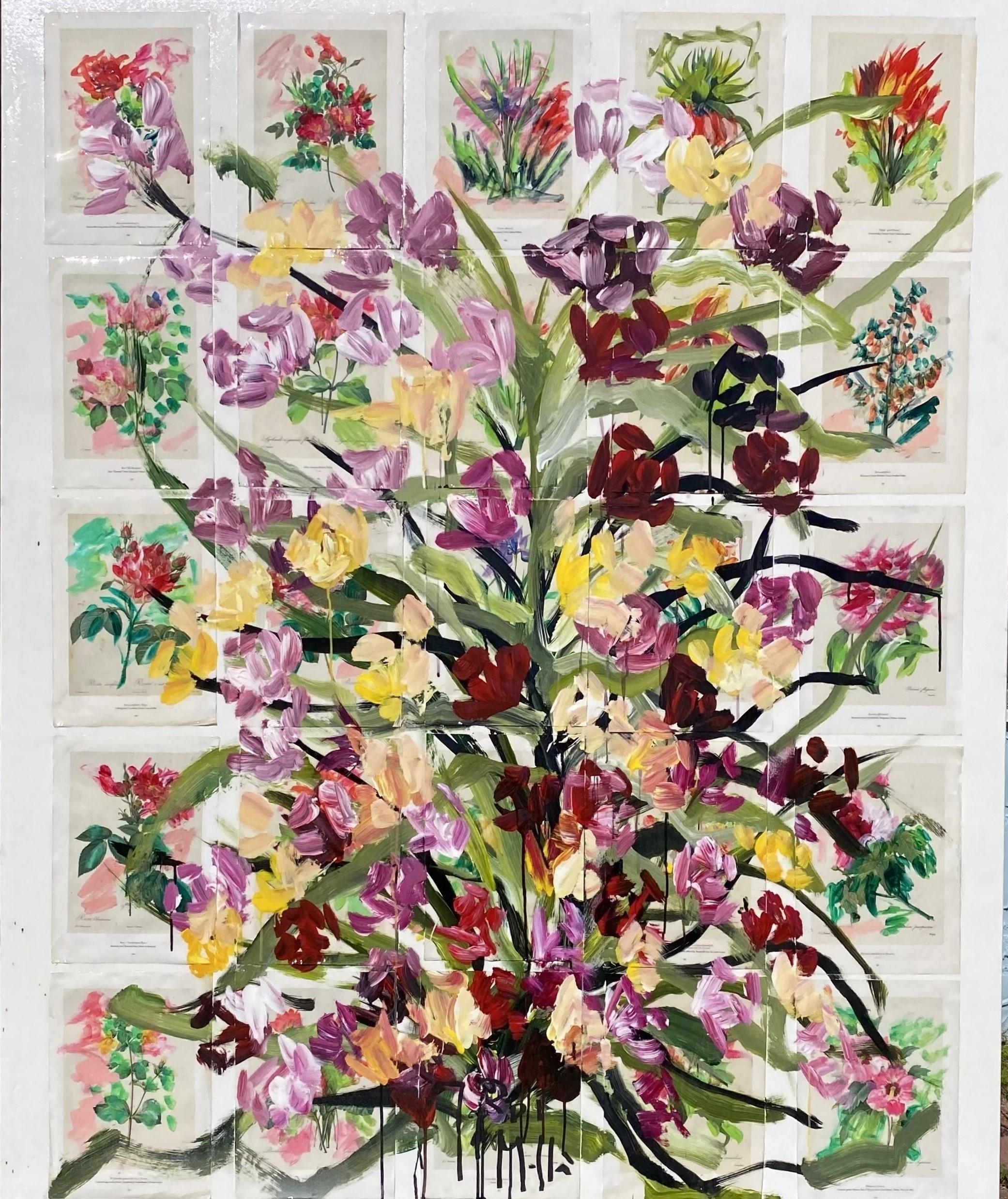 Book of Flowers 1 (large)  - Mixed Media Art by Jordi Mollà