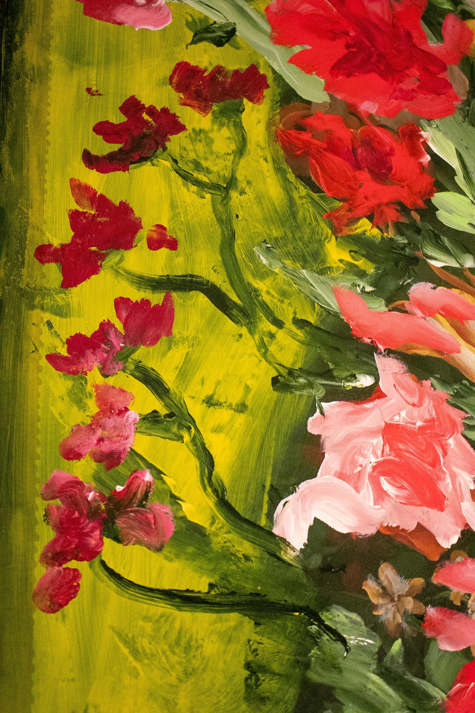 Peinture à l'huile de la série Marbella « Flower Power » de Jordi Moll, 2021 en vente 10