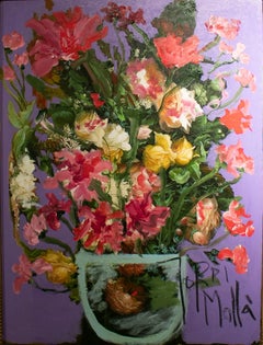 Jordi Mollá, 2021 "Flower Power" Marbella Series Oil Painting