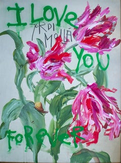 Jordi Mollá, 2021 "Flower Power" Marbella Series Oil Painting