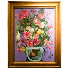 Jordi Mollá, 2021 "Flower Power" Marbella Series Oil Painting