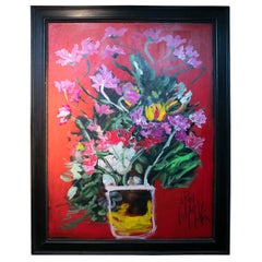 Jordi Mollá, 2021 "Flower Power" Marbella Series Oil Painting