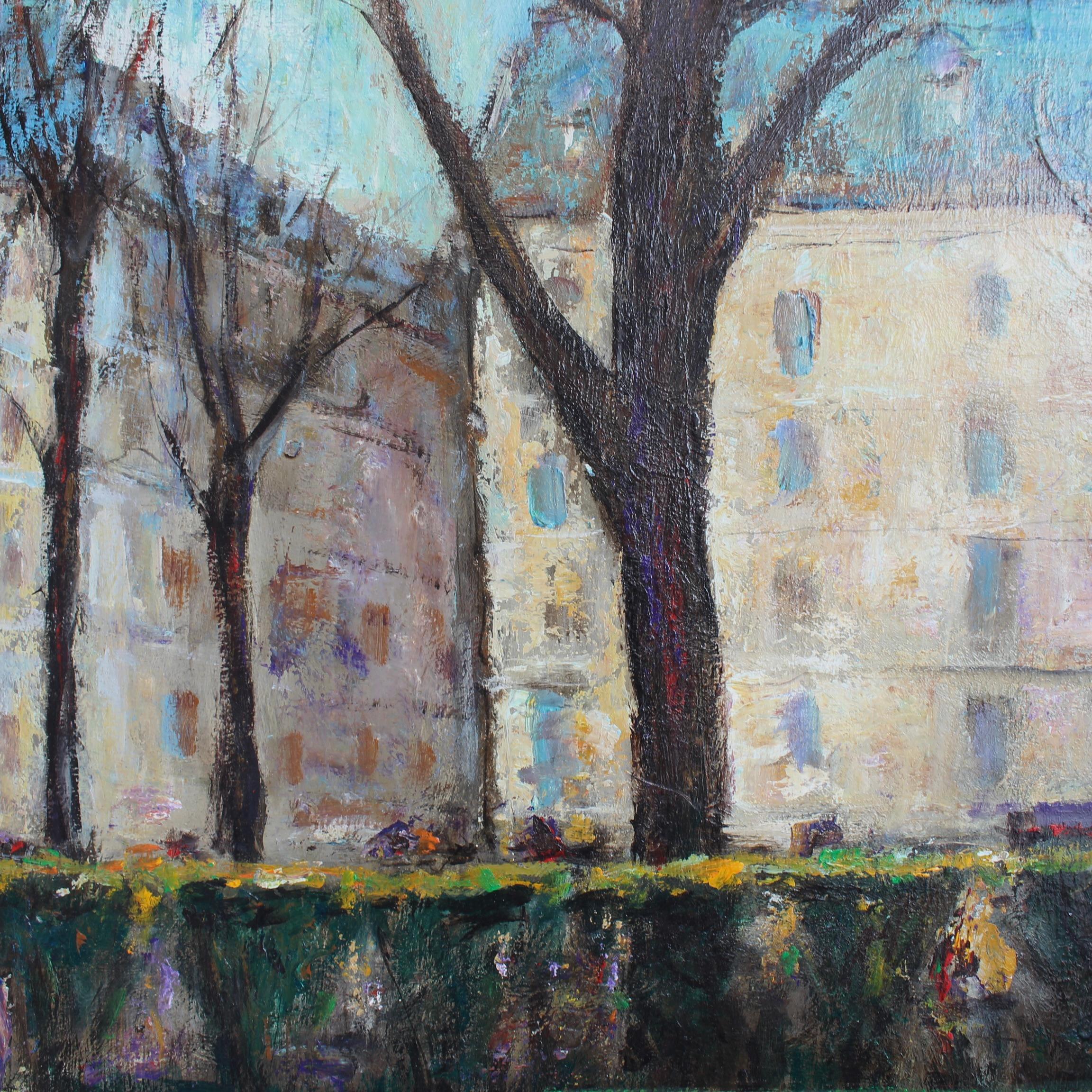 'Le Banc Public à Paris' by Jordi Roca (circa 1980s) For Sale 15