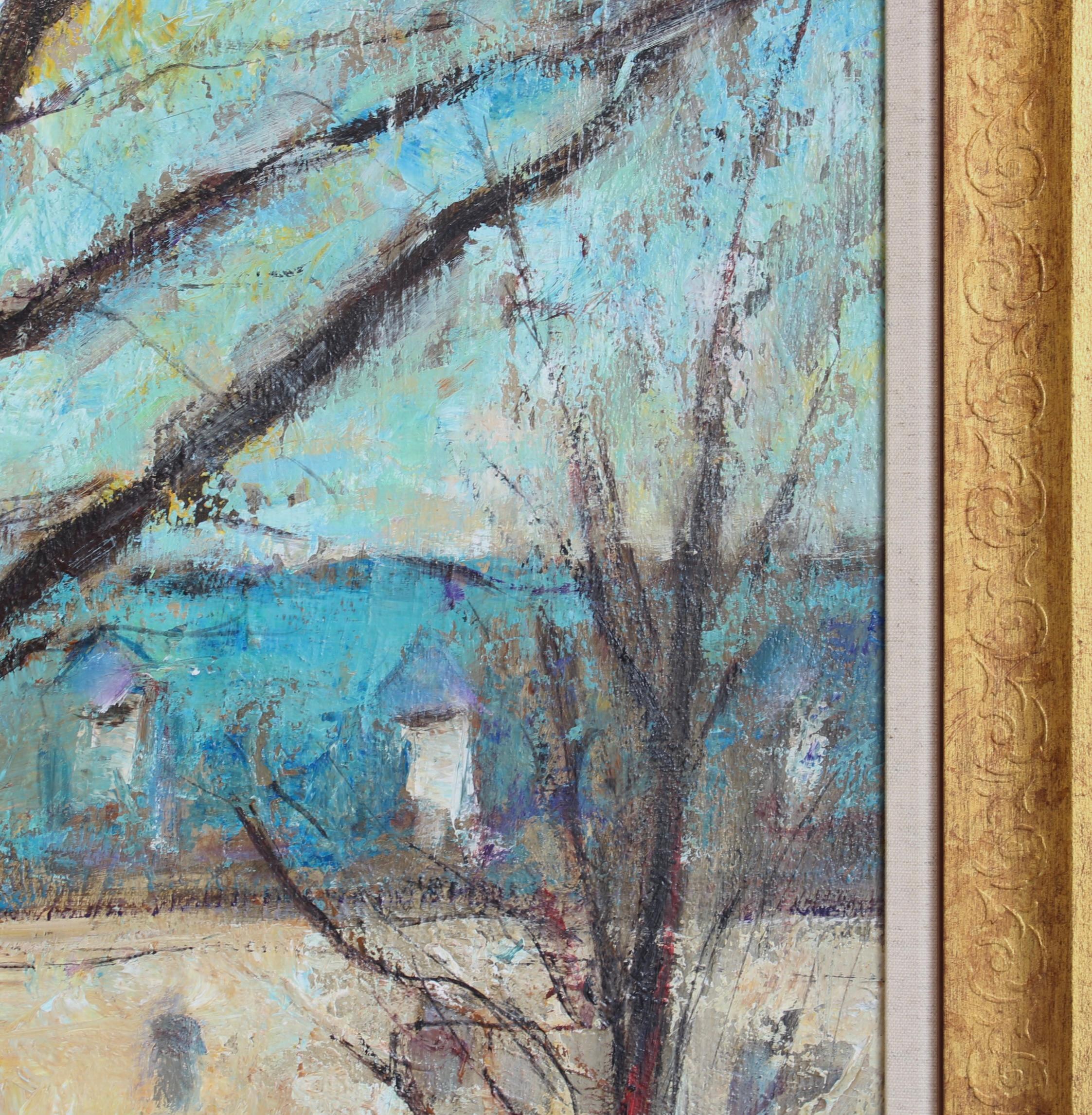 'Le Banc Public à Paris' by Jordi Roca (circa 1980s) For Sale 5