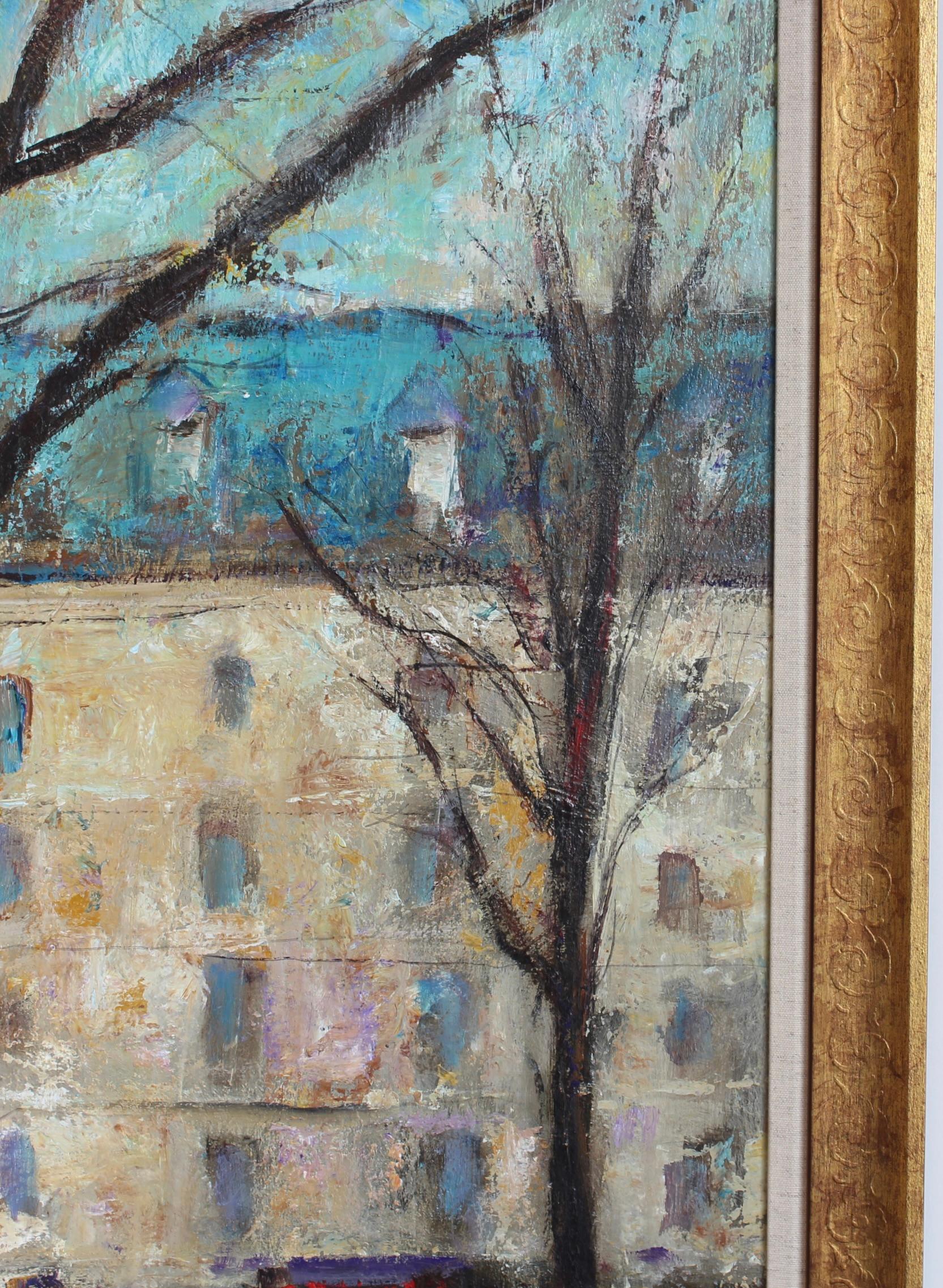 'Le Banc Public à Paris' by Jordi Roca (circa 1980s) For Sale 6