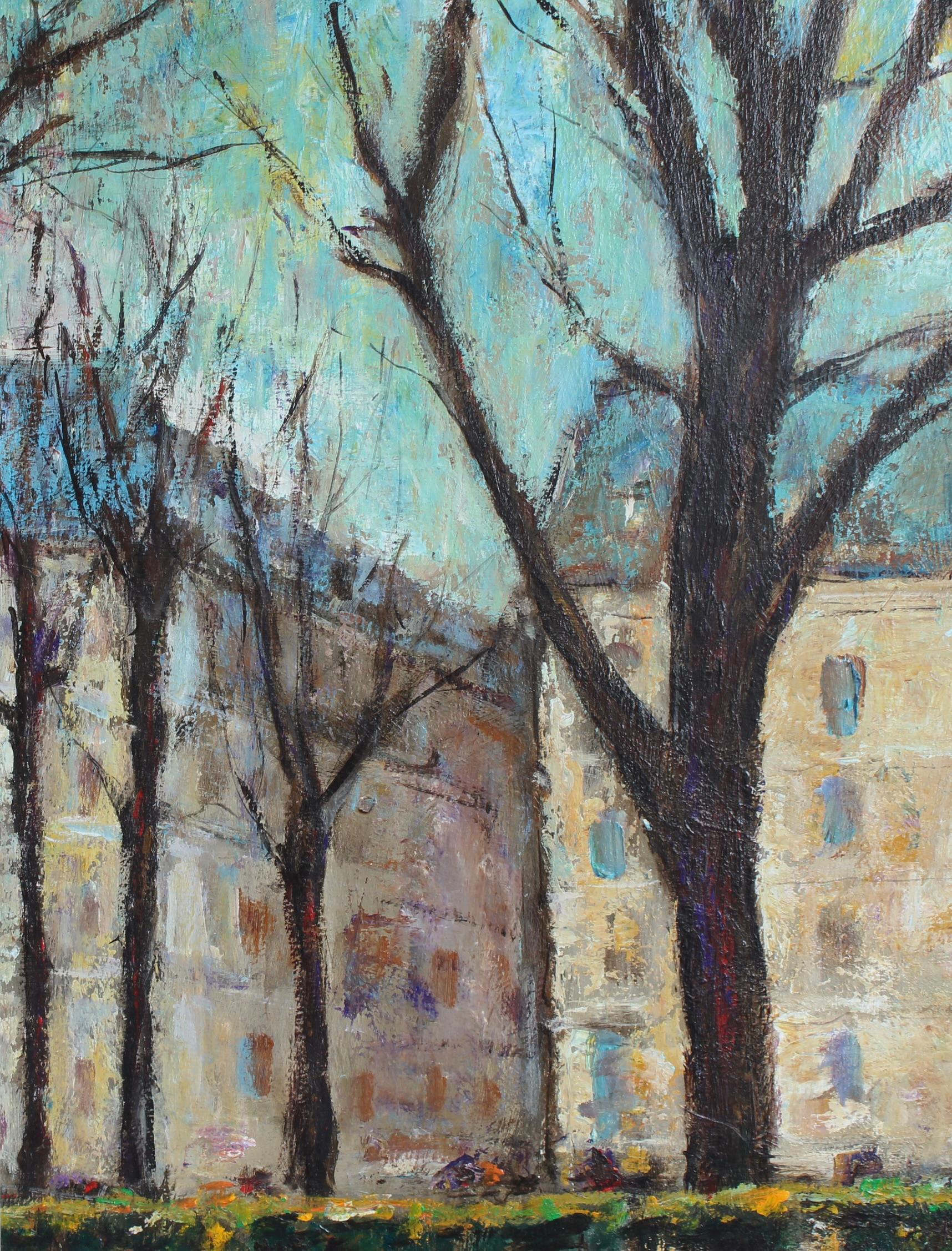 'Le Banc Public à Paris' by Jordi Roca (circa 1980s) For Sale 8