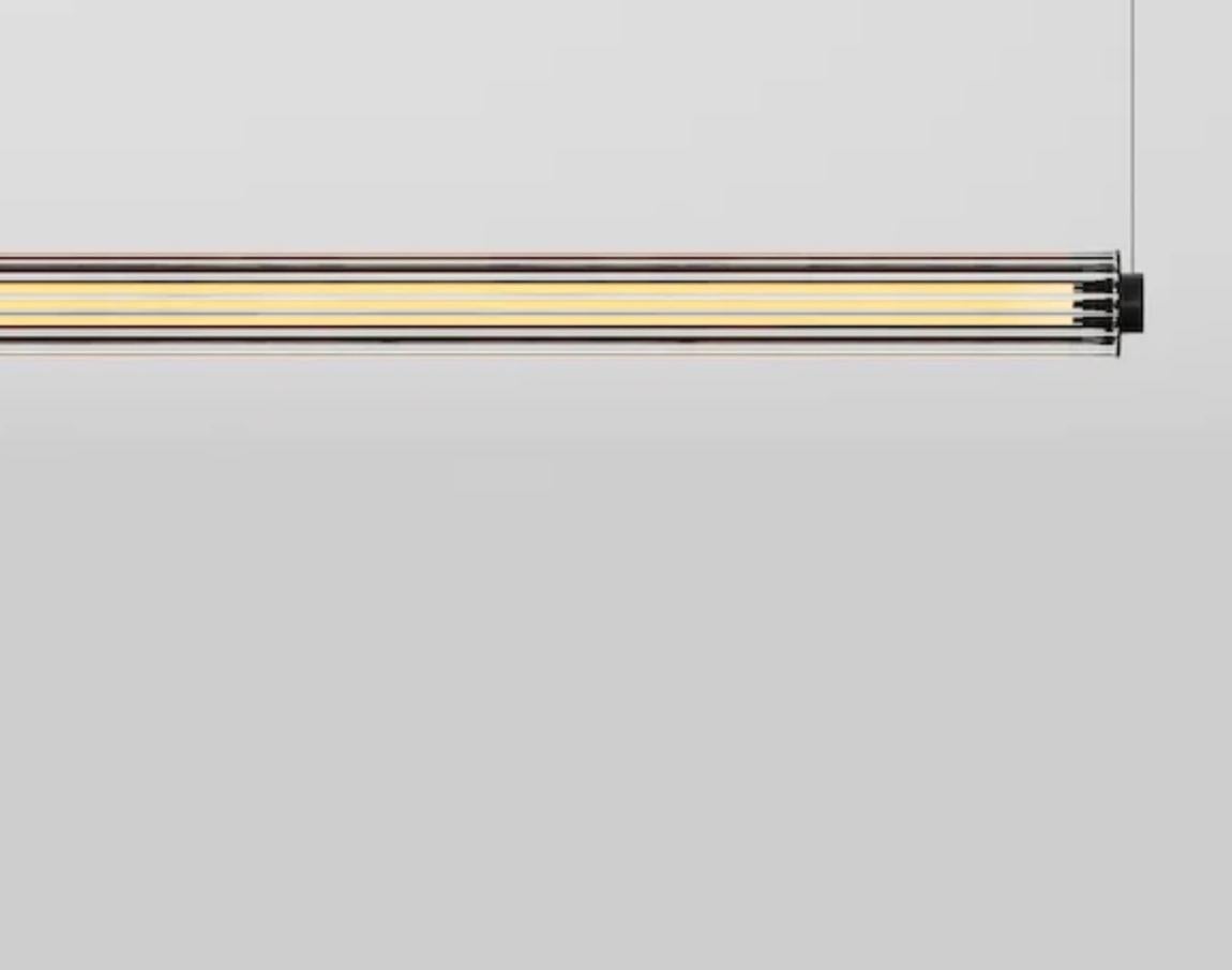 Jordi Veciana B 15 T H GR Lampada a sospensione in vetro trasparente per Parachilna in vendita 3