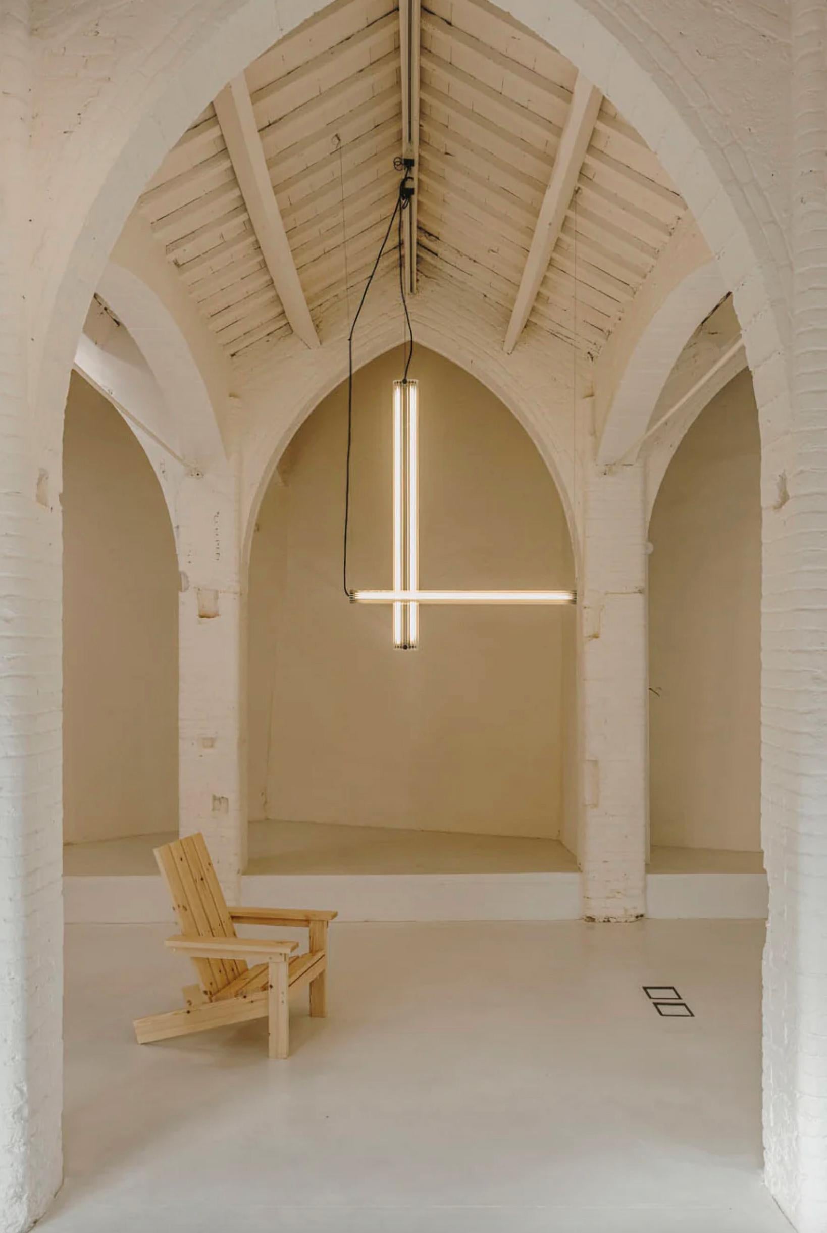 Jordi Veciana B 15 T H GR Lampada a sospensione in vetro trasparente per Parachilna in vendita 5