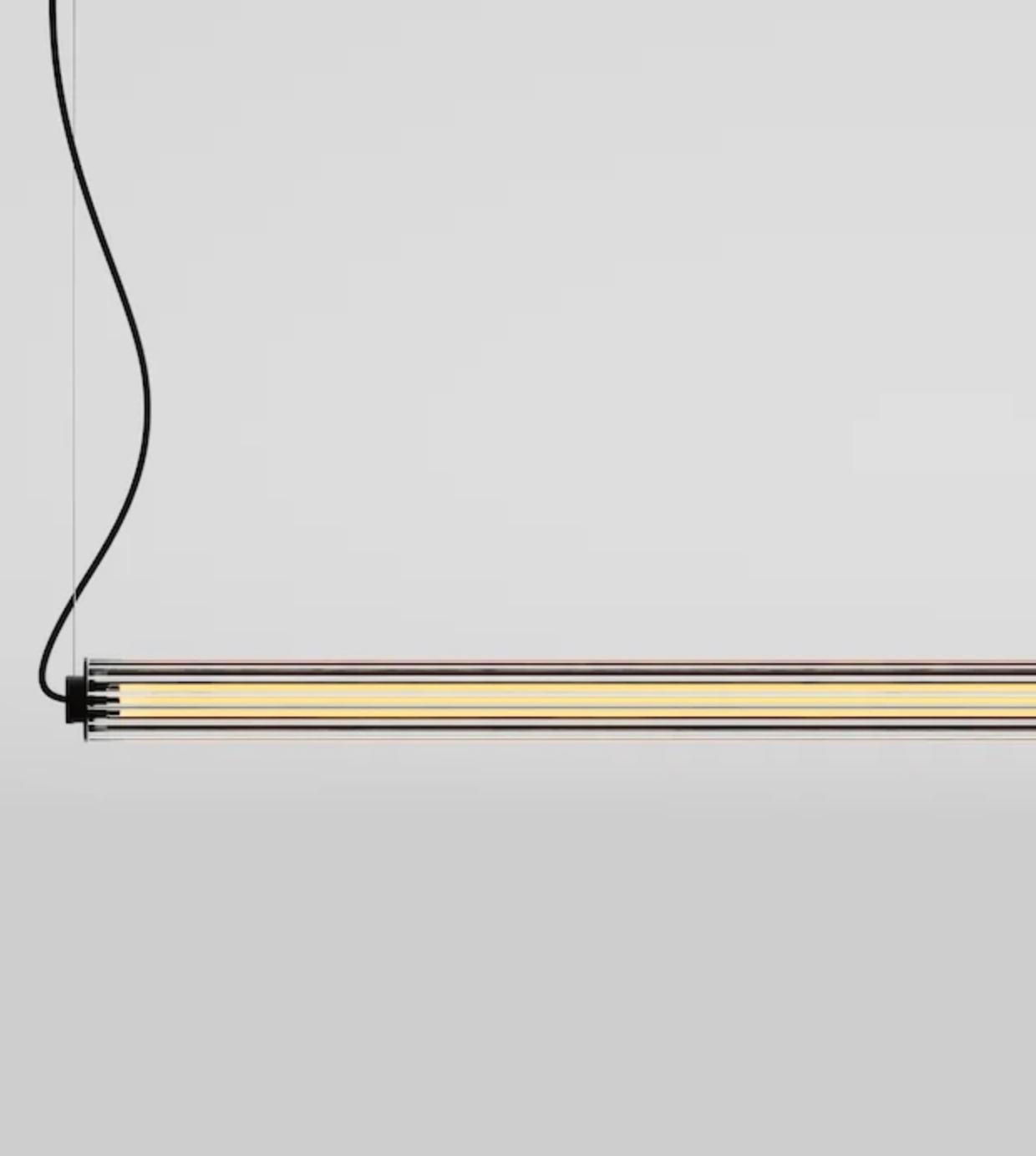 Jordi Veciana B 15 T H GR Lampada a sospensione in vetro trasparente per Parachilna in vendita 2