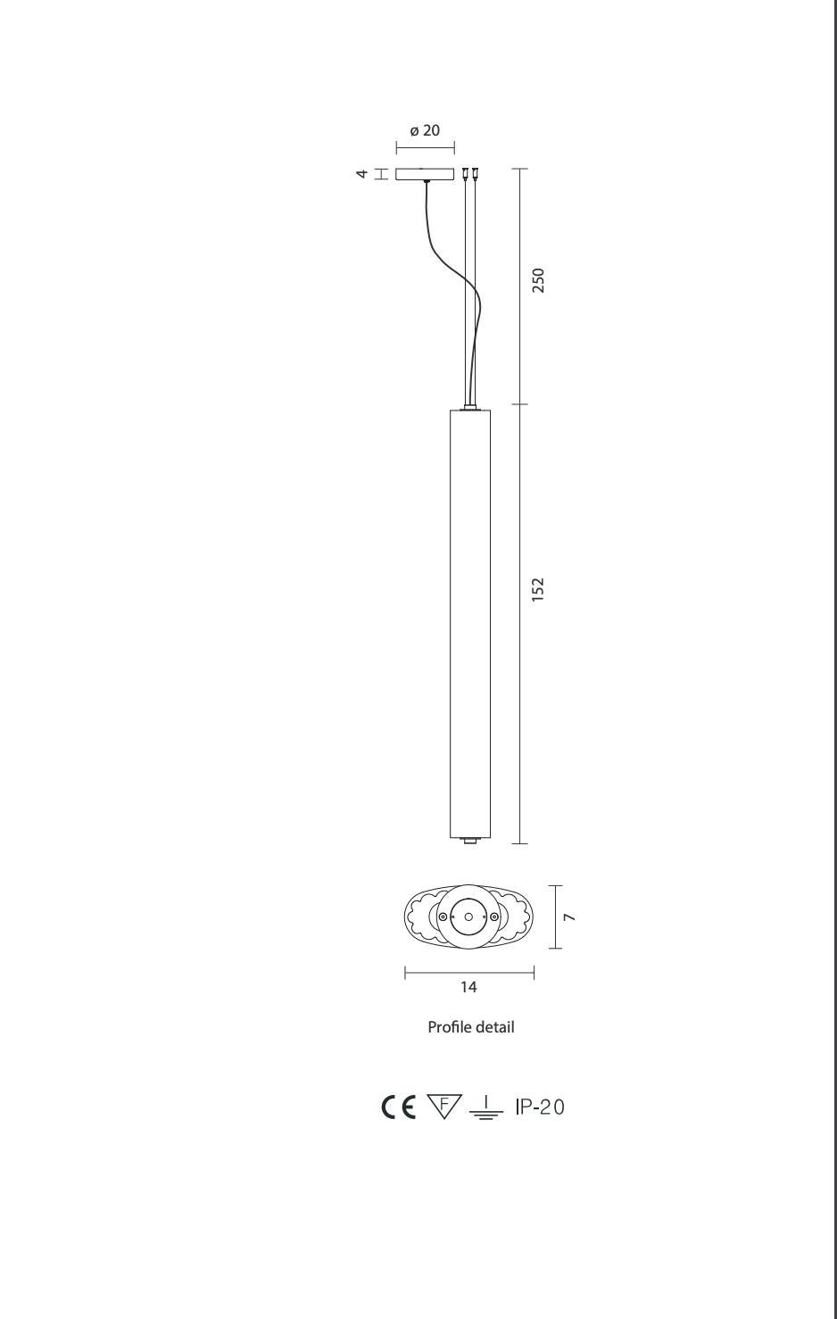 Jordi Veciana B 15 T V GR Lampada a Sospensione Per Parachilna in vendita 2