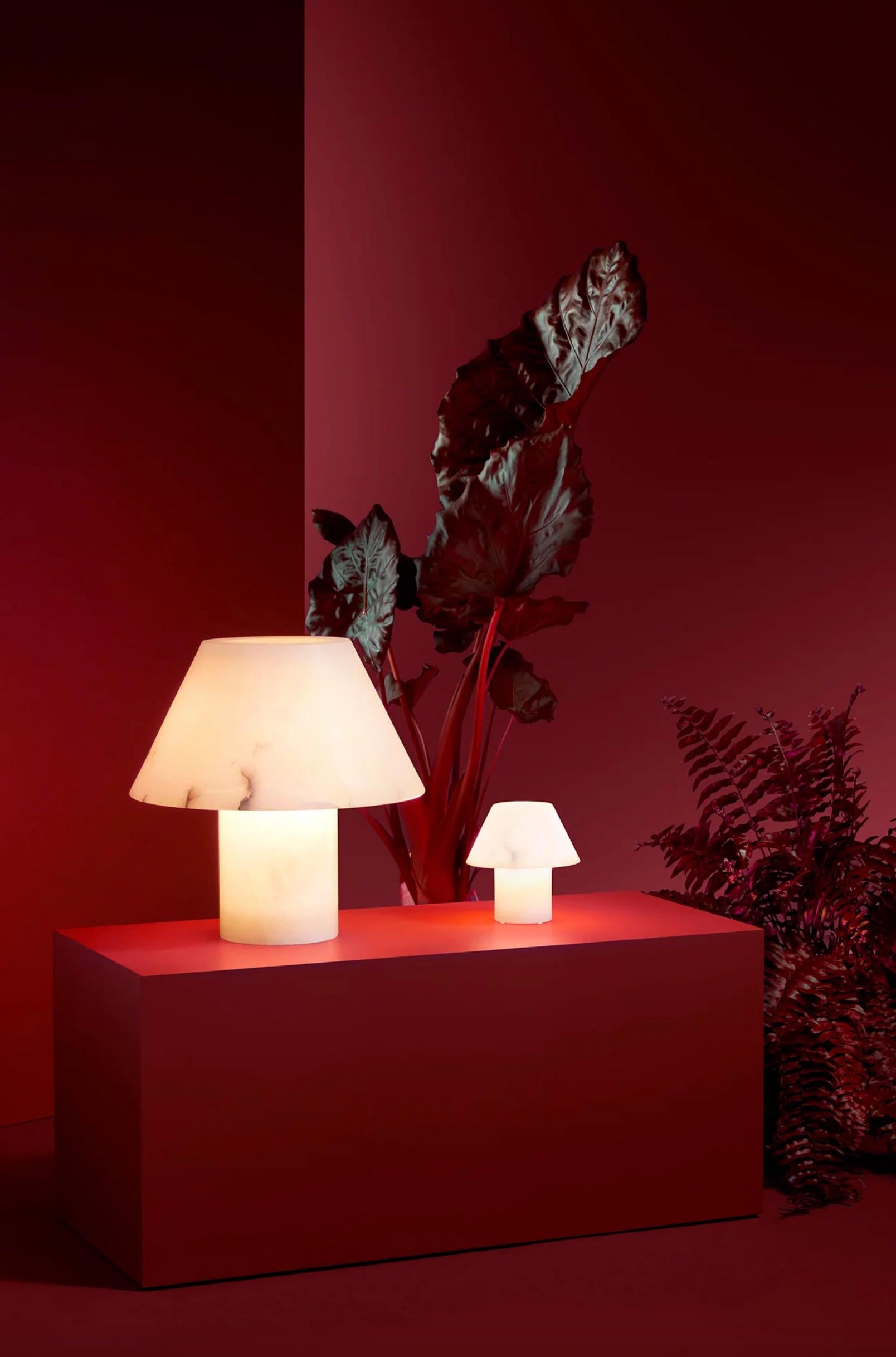 Jordi Veciana Set Of Two Petra M Me and Petra M Pe Table Lamp For Parachilna

A cylindrical base, a conical shade both made from a single piece of alabaster. Pure utility, pure material. Simply beautiful.

Product Details
Alabaster structure

Table