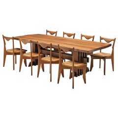 Jordi Vilanova I Bosch Dining Table with Guillerme & Chambron ‘Thibault’ Chairs