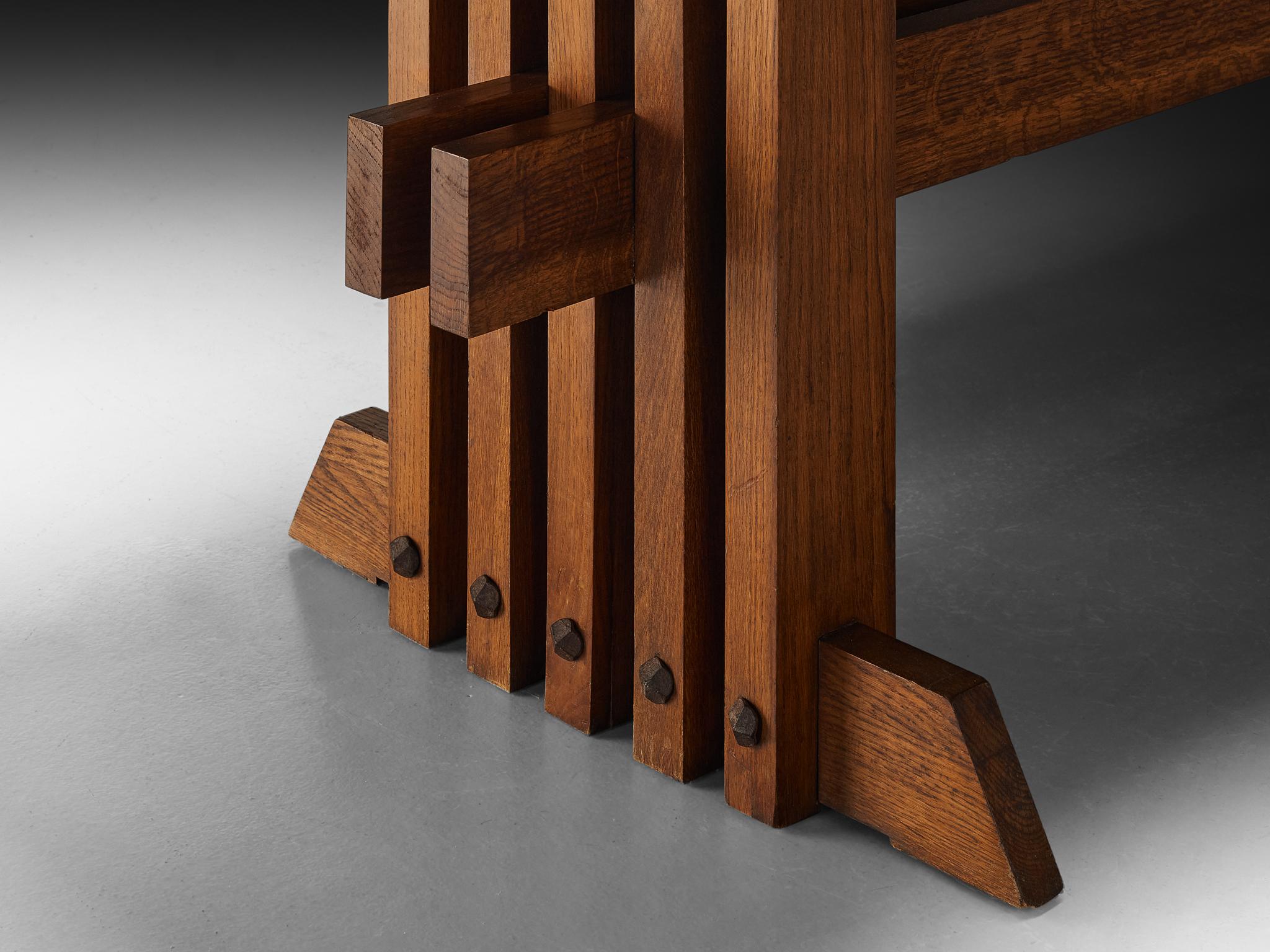 Jordi Vilanova I Bosch Seltener Esstisch aus Eiche (Mitte des 20. Jahrhunderts) im Angebot