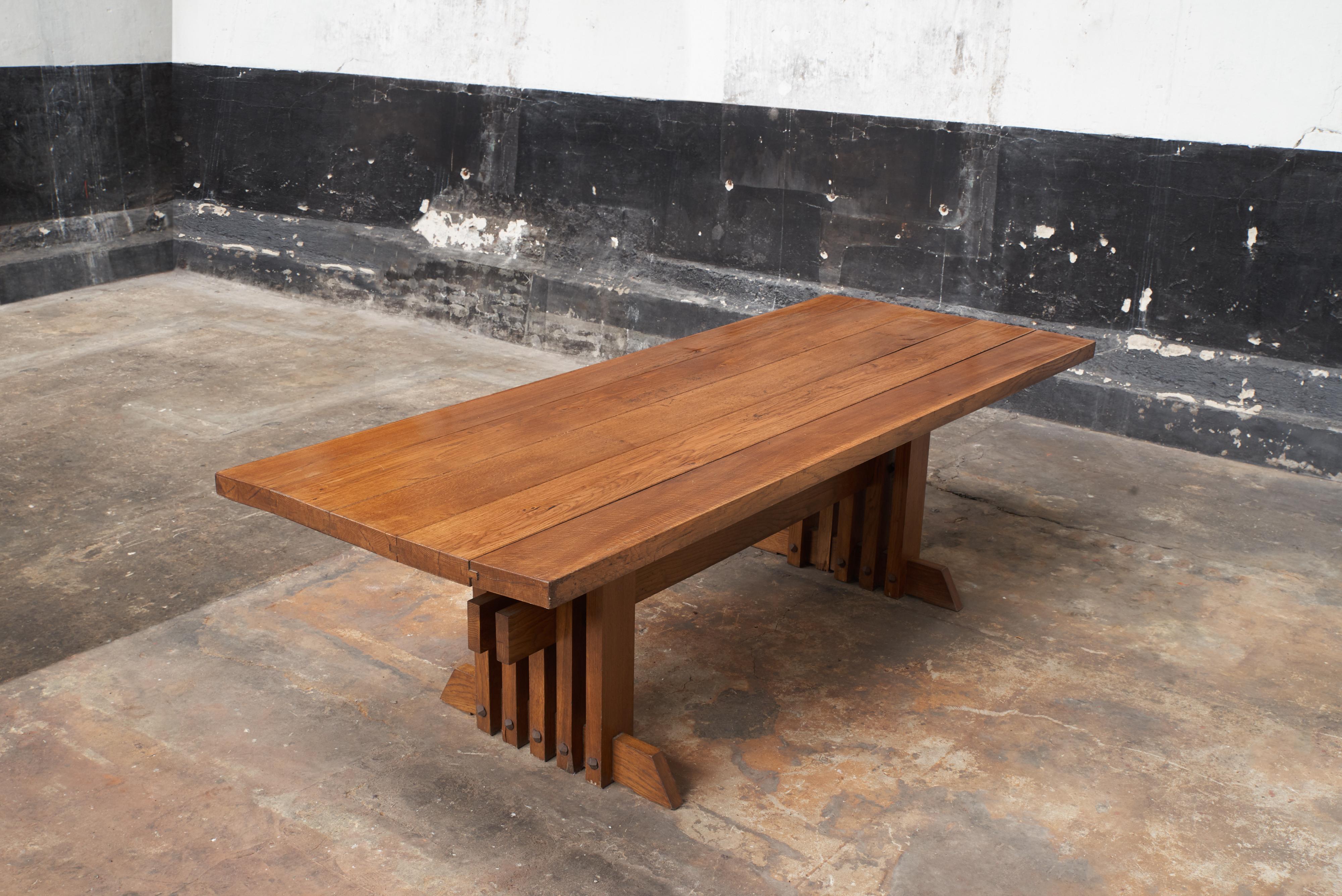 Jordi Vilanova I Bosch Rare Dining Table in Oak 5