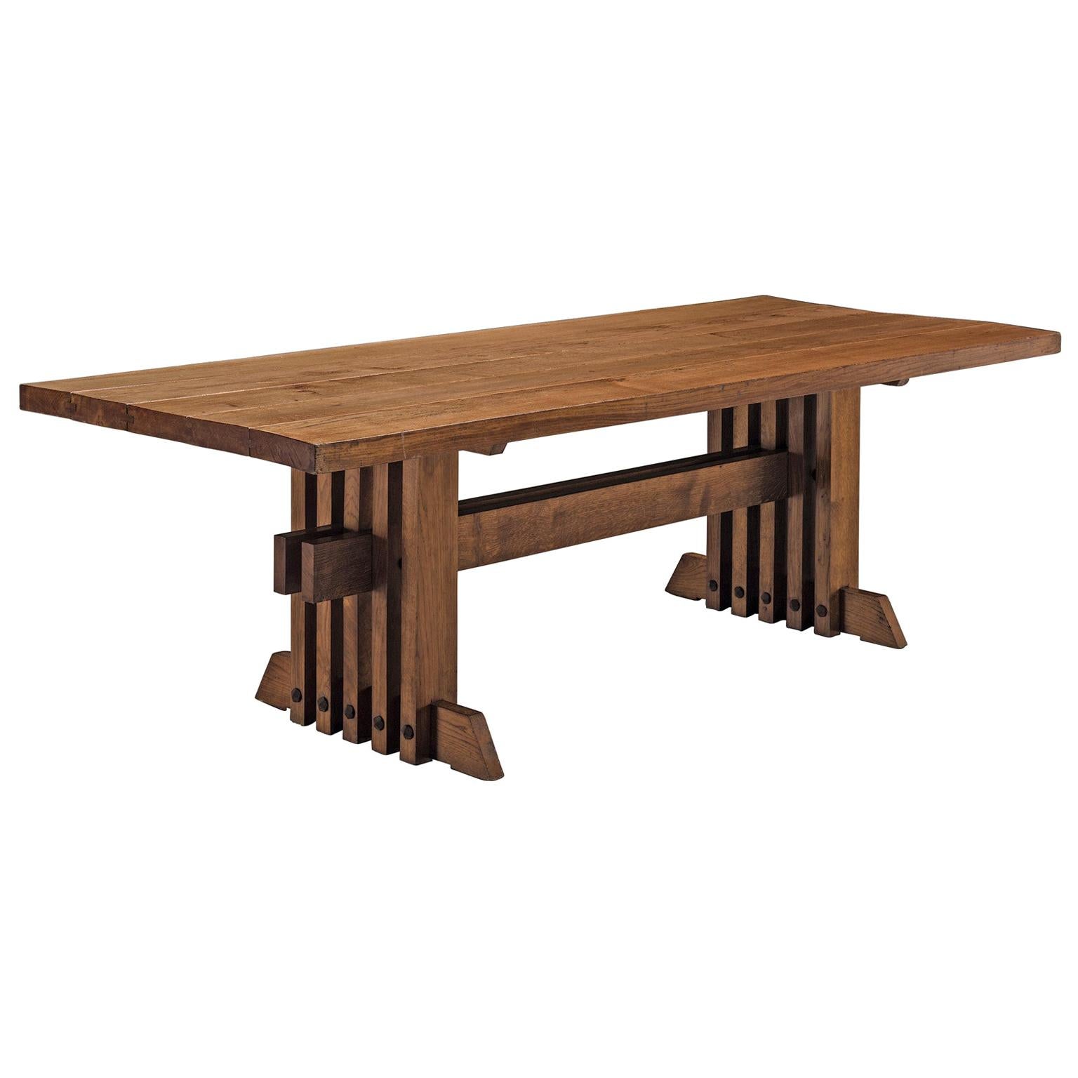 Jordi Vilanova I Bosch Rare Dining Table in Oak