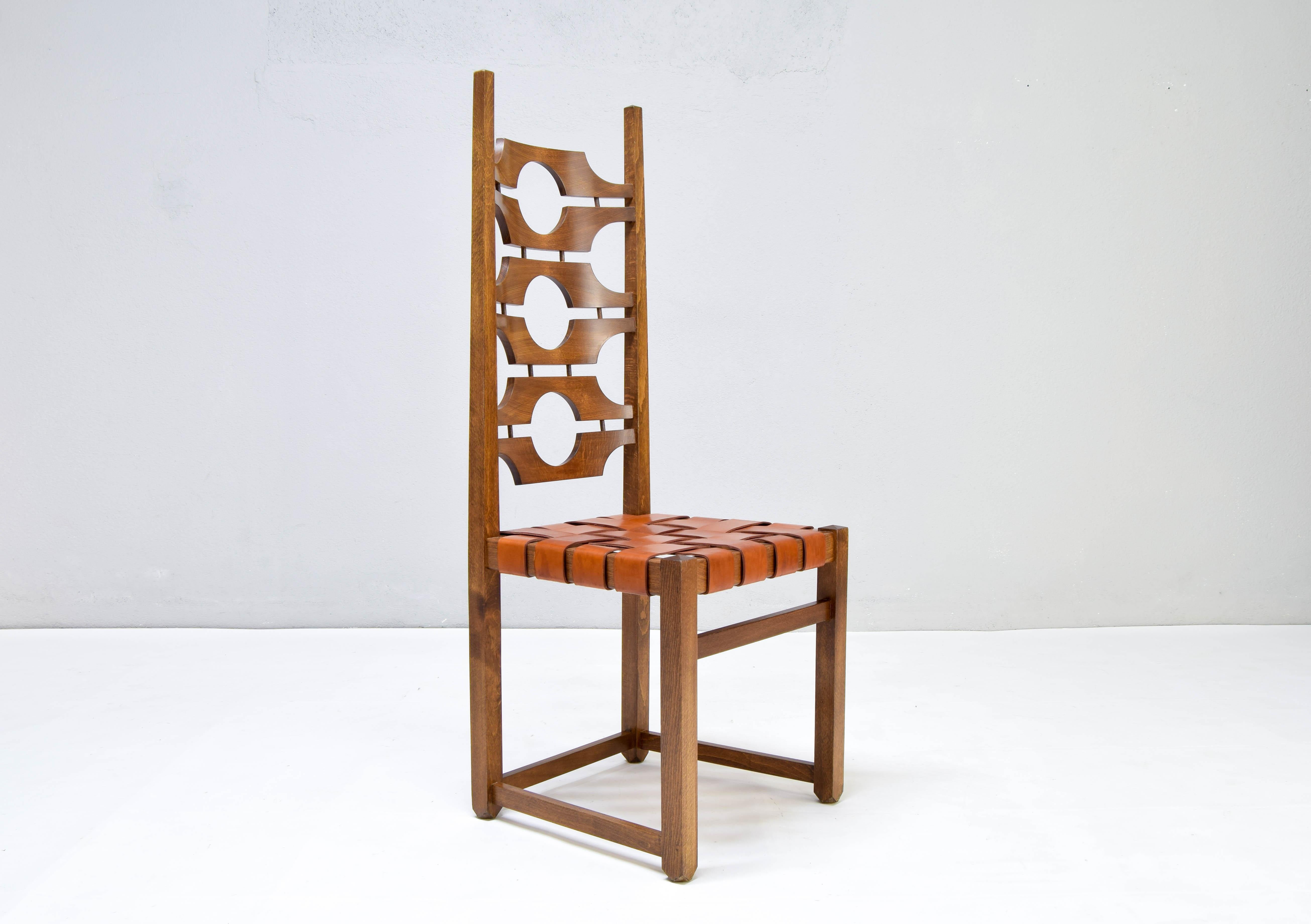 Jordi Vilanova i Bosh Mid-Century Mediterranean Modern Ash Dining Chairs 3