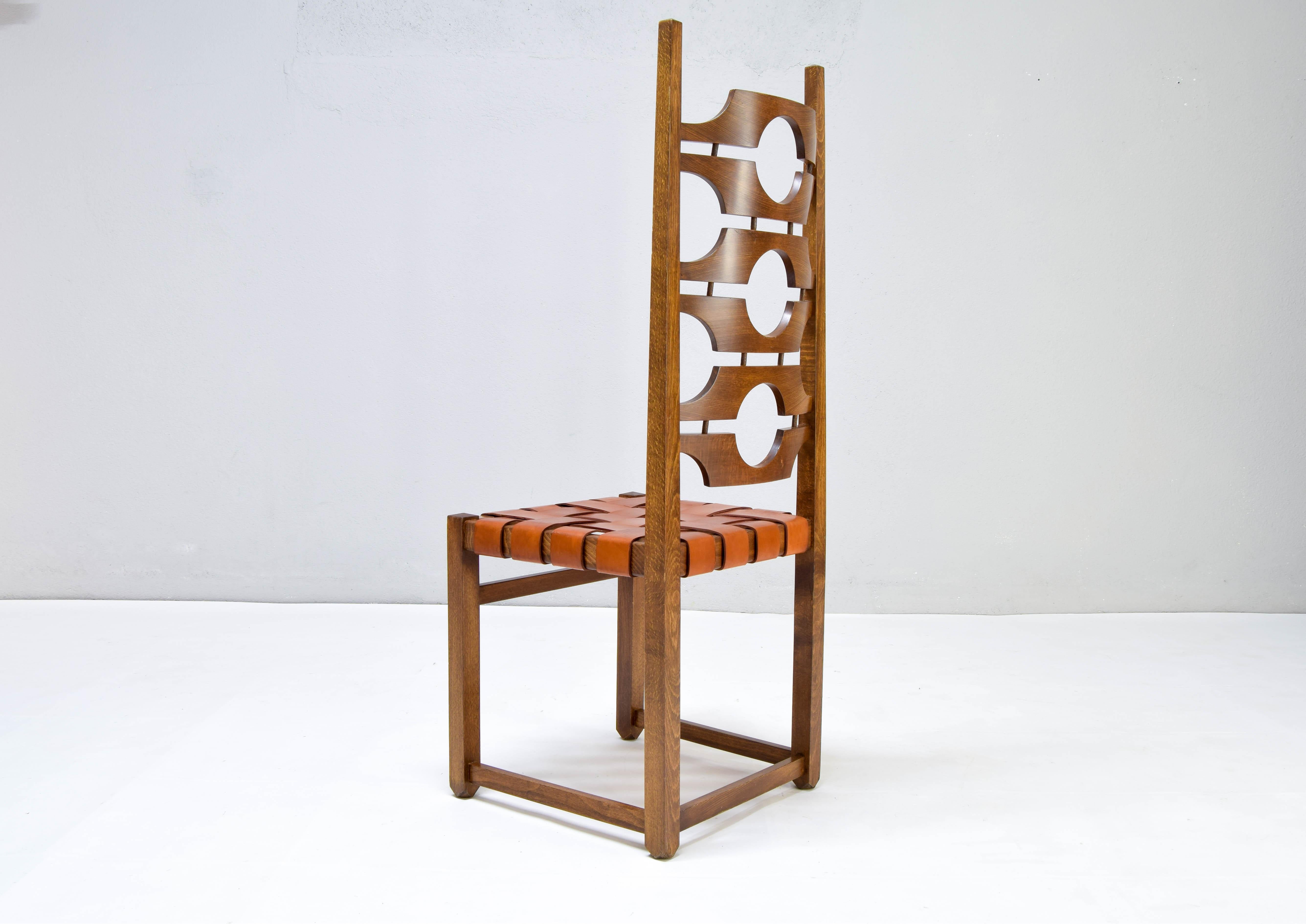 20th Century Jordi Vilanova i Bosh Mid-Century Mediterranean Modern Ash Dining Chairs