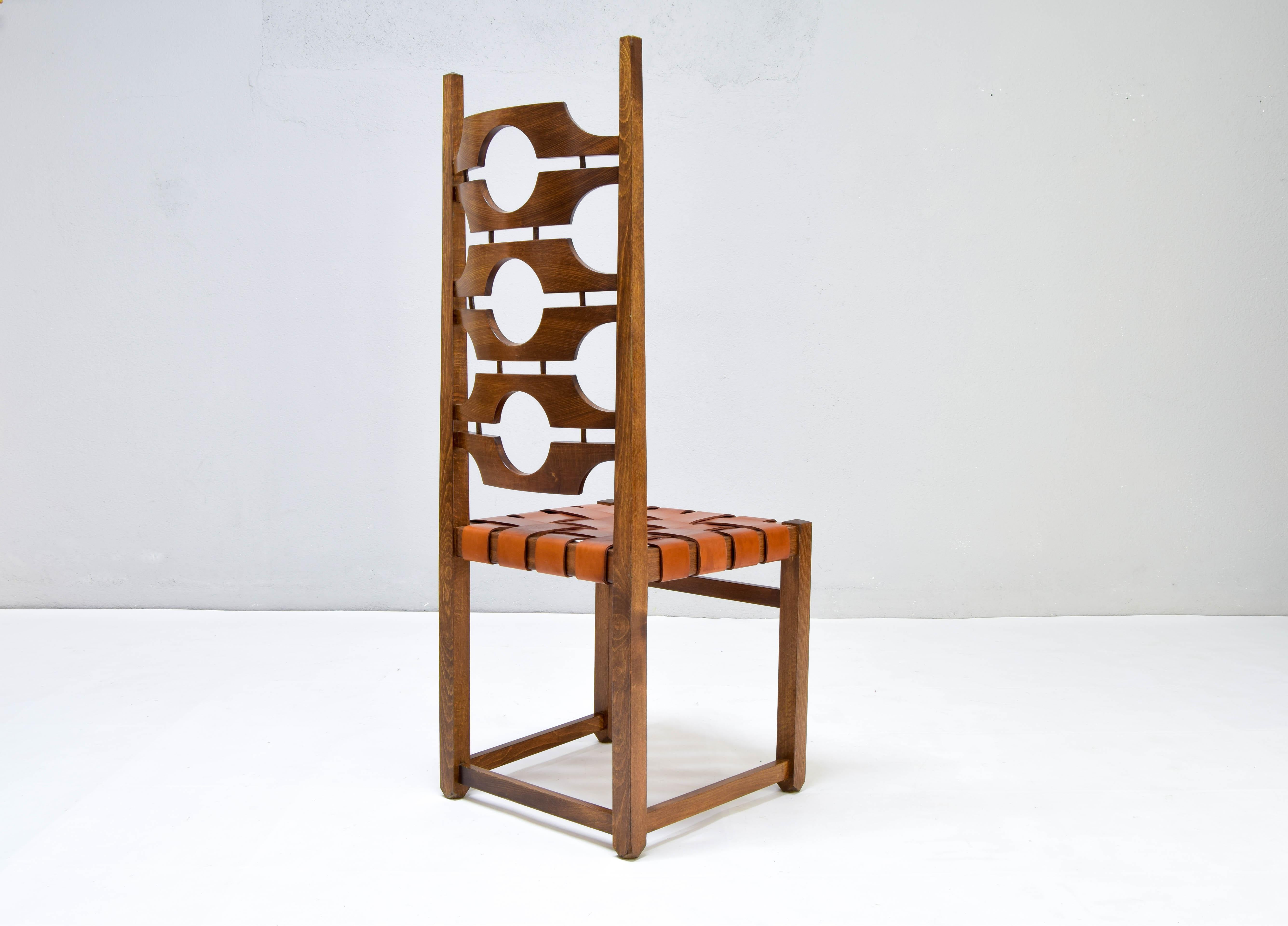Jordi Vilanova i Bosh Mid-Century Mediterranean Modern Ash Dining Chairs 1